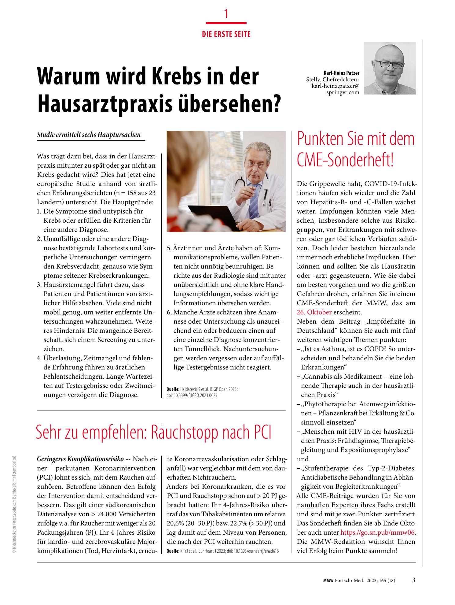 Vorschauseite 1: Die erste seite