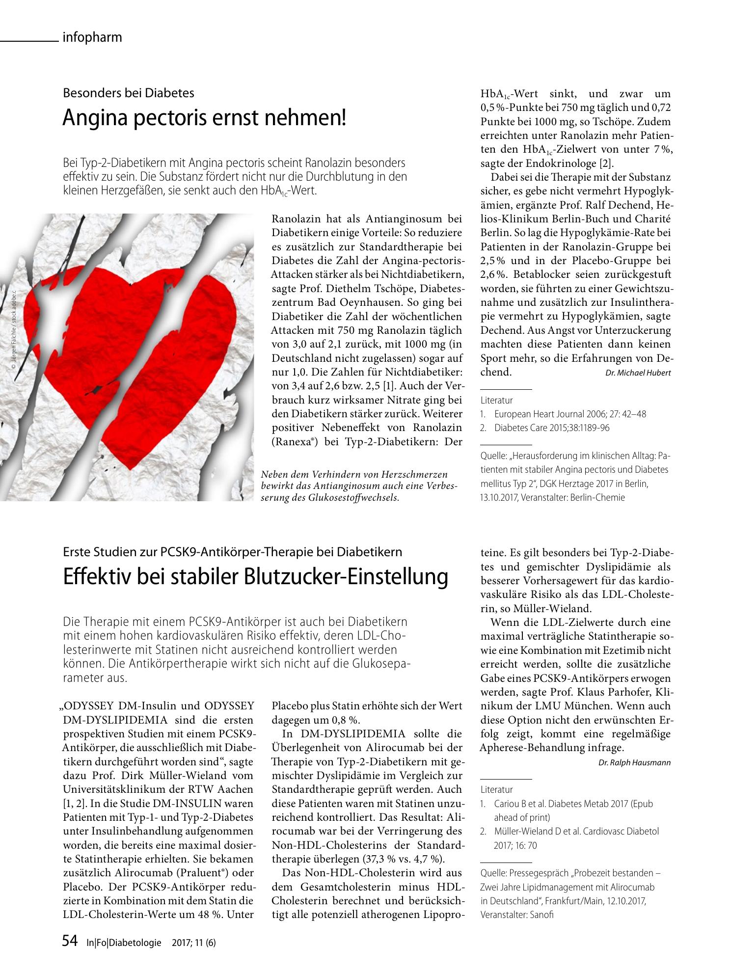 Vorschauseite 1: Angina pectoris ernst nehmen!