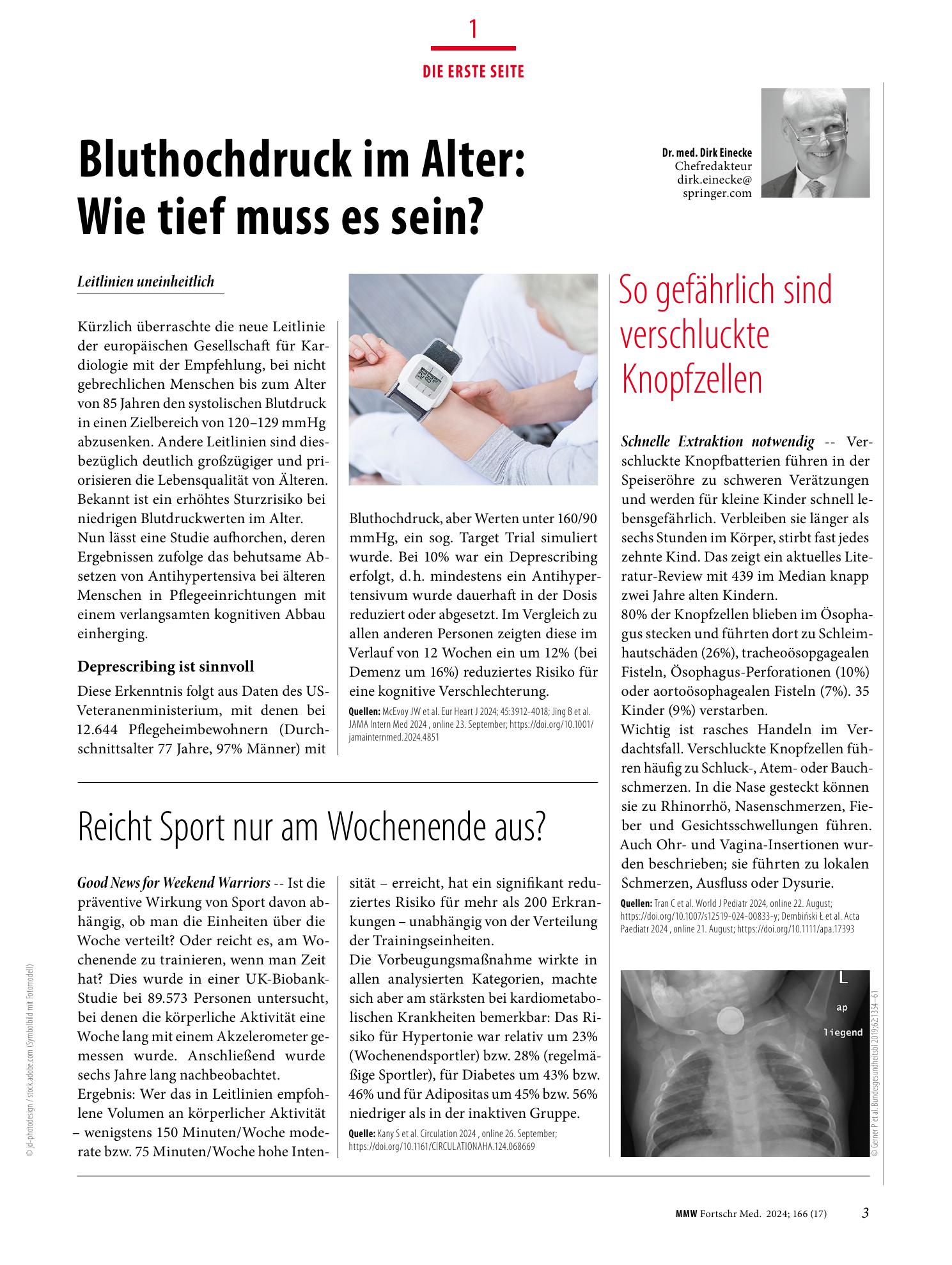 Vorschauseite 1: Die erste seite