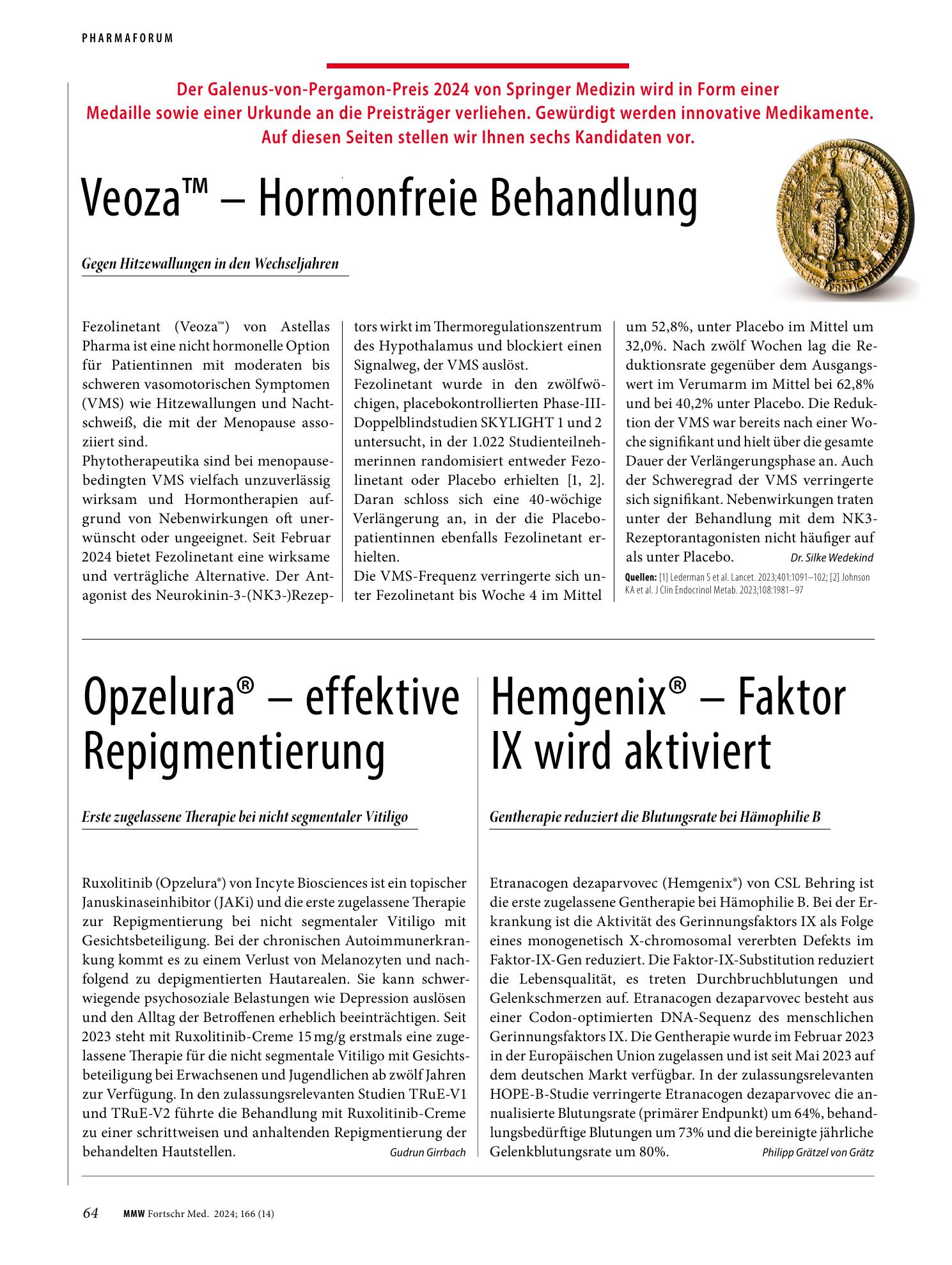 Vorschauseite 1: Hemgenix® - Faktor IX wird aktiviert
