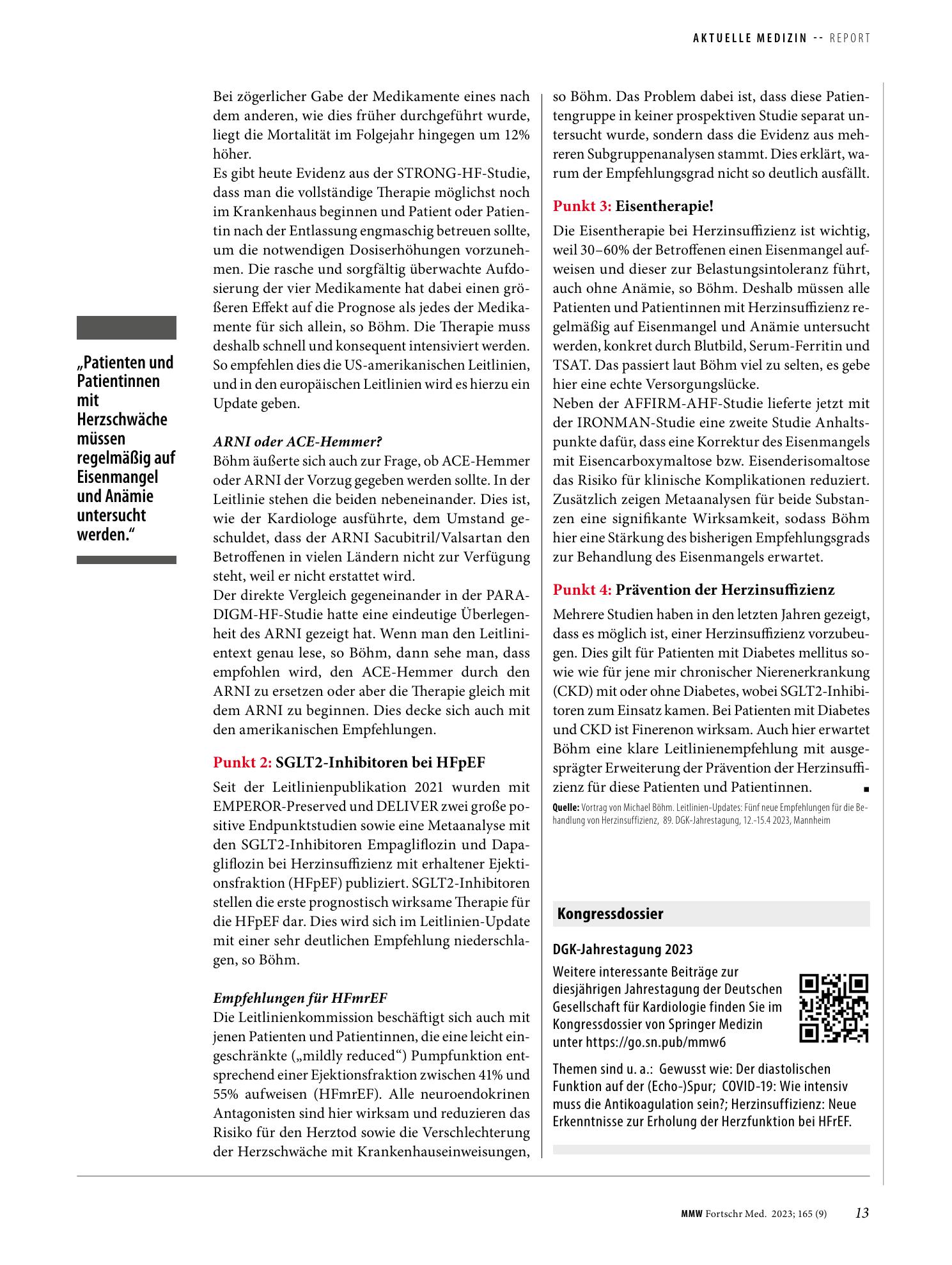 Vorschauseite 2: Herzinsuffizienz: Diese Leitlinien-Updates werden 2023 erwartet