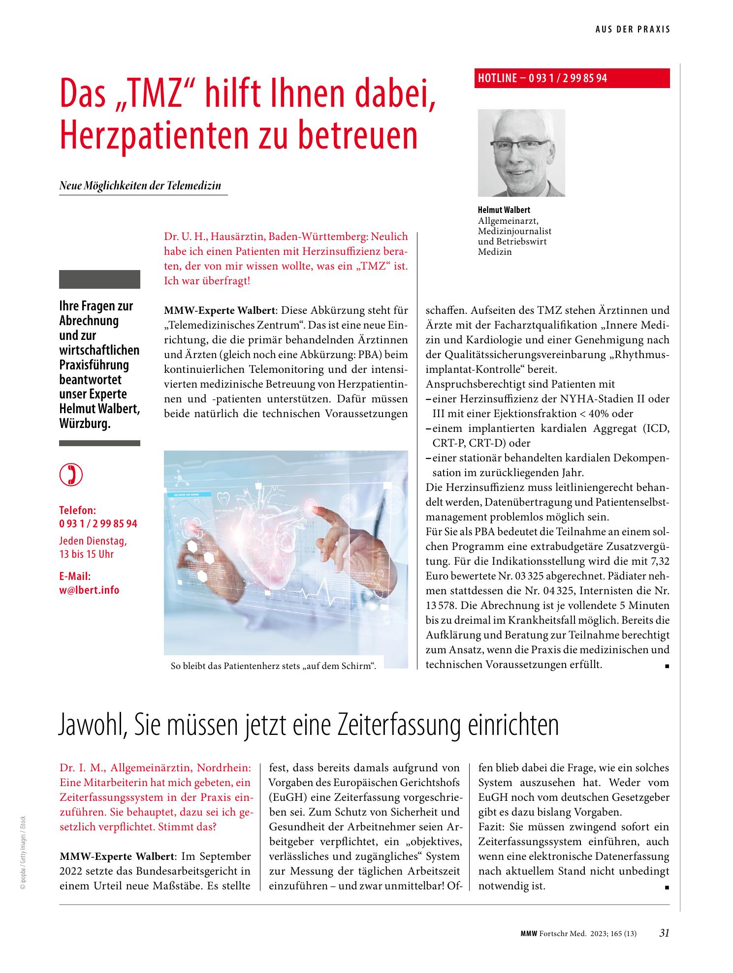 Vorschauseite 1: Jawohl, Sie müssen jetzt eine Zeiterfassung einrichten