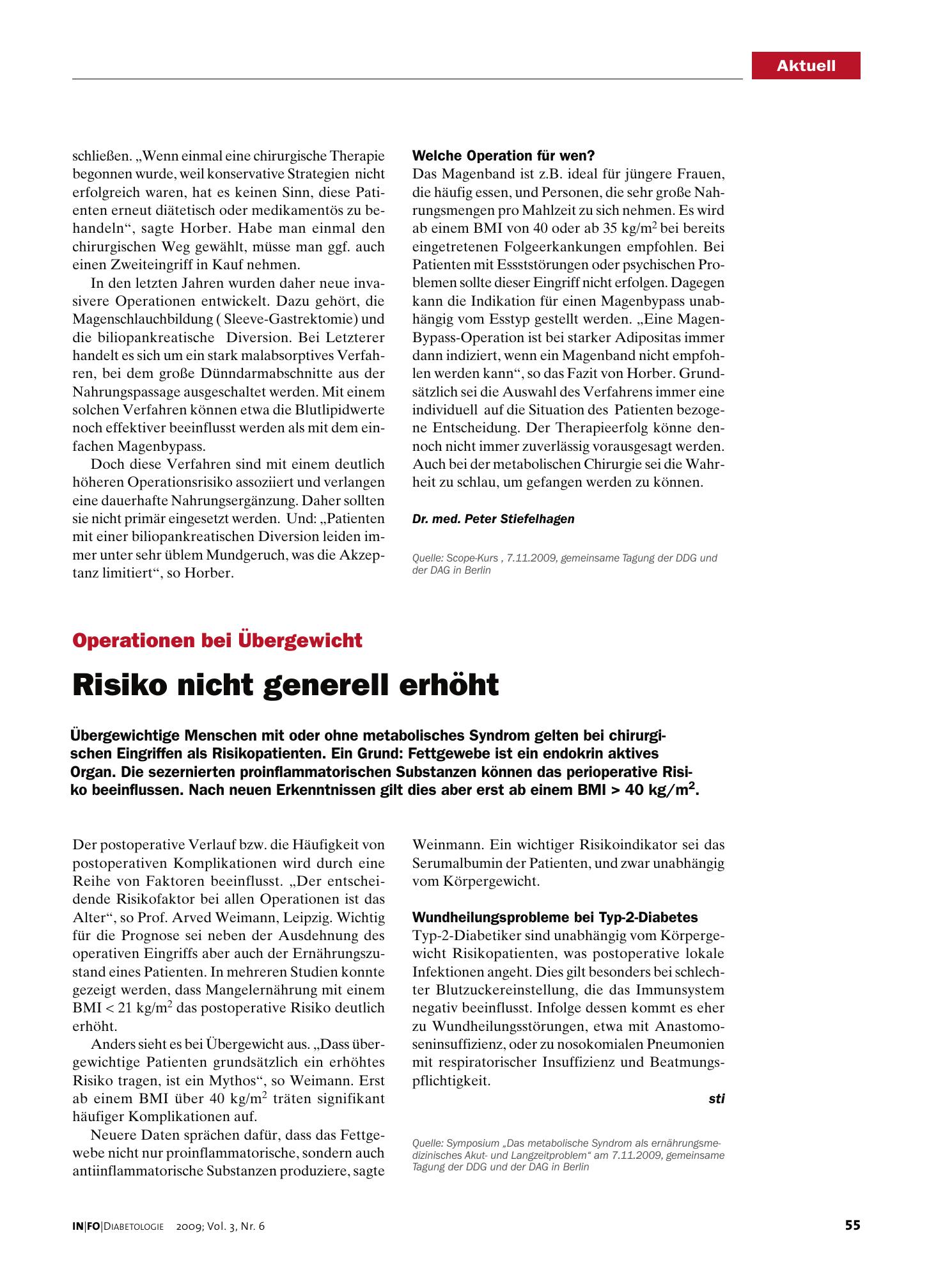 Vorschauseite 1: Risiko nicht generell erhöht