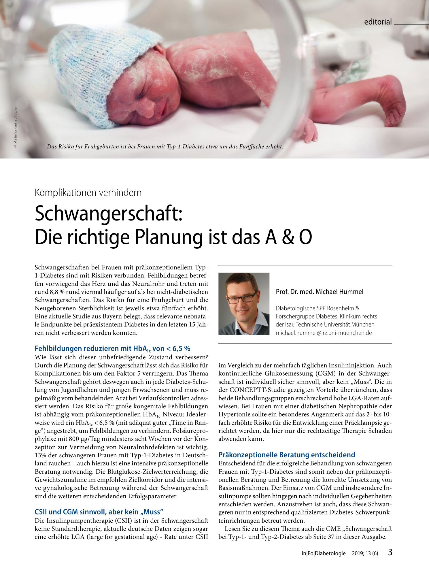 Vorschauseite 1: Schwangerschaft: Die richtige Planung ist das A & O