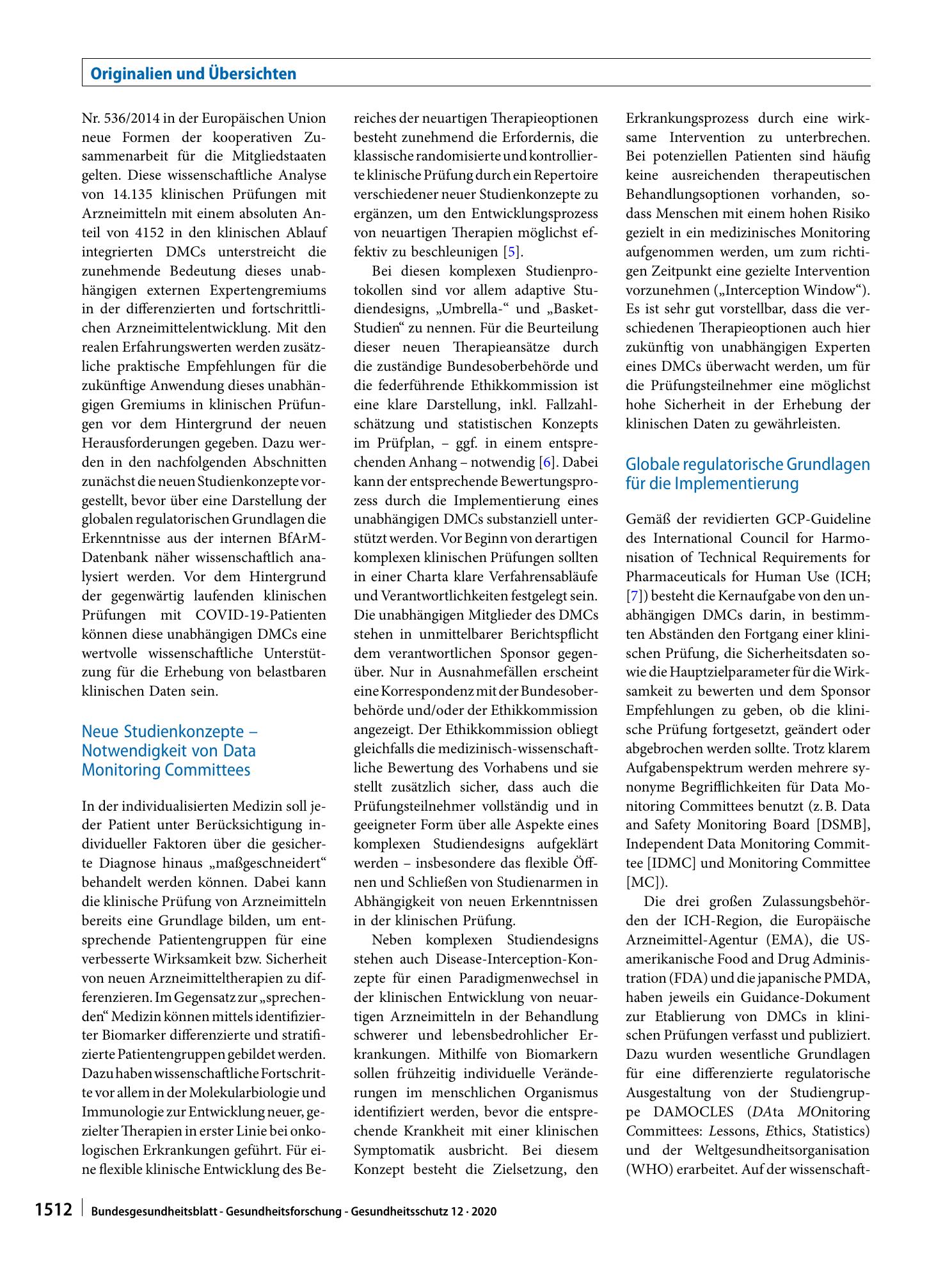 Vorschauseite 2: Das Data Monitoring Committee – State of the Art und Perspektiven für die Zukunft