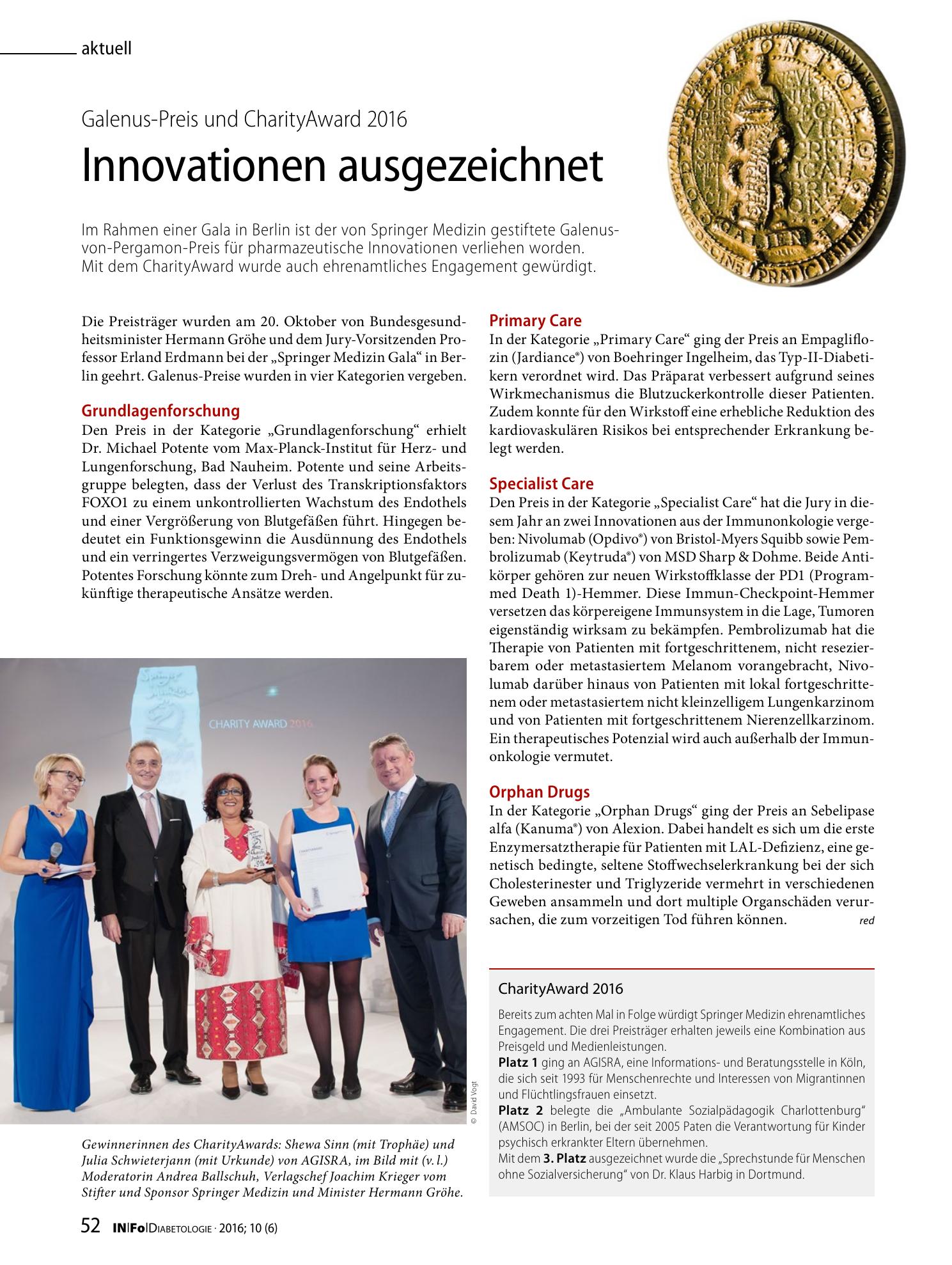 Vorschauseite 1: Innovationen ausgezeichnet