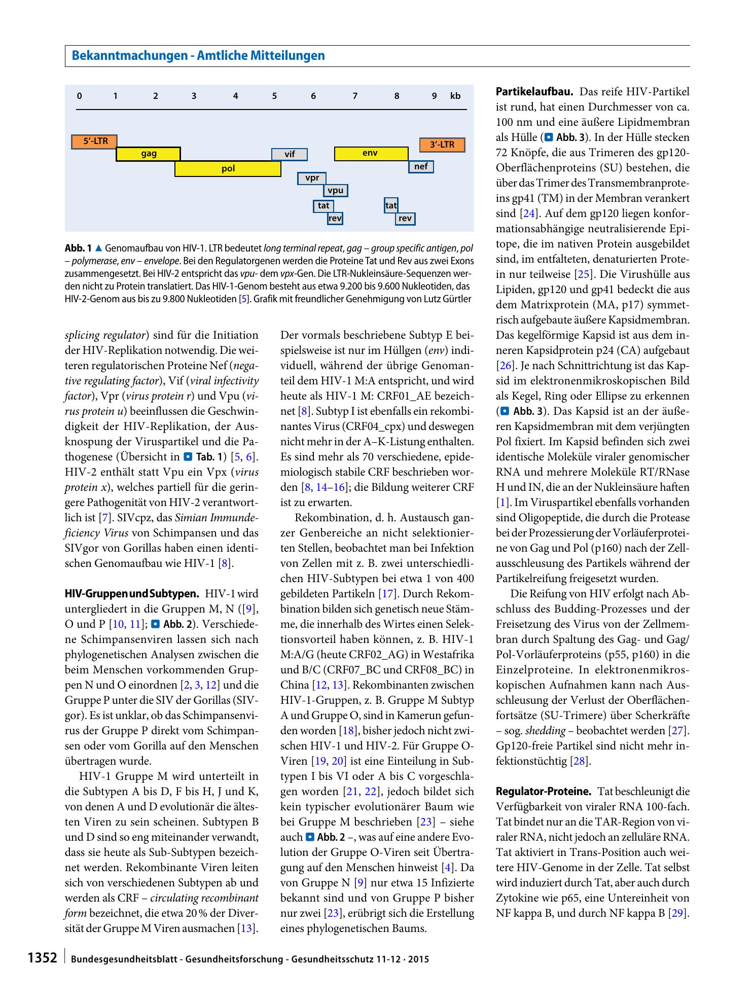 Vorschauseite 2: Humanes Immunschwächevirus (HIV)