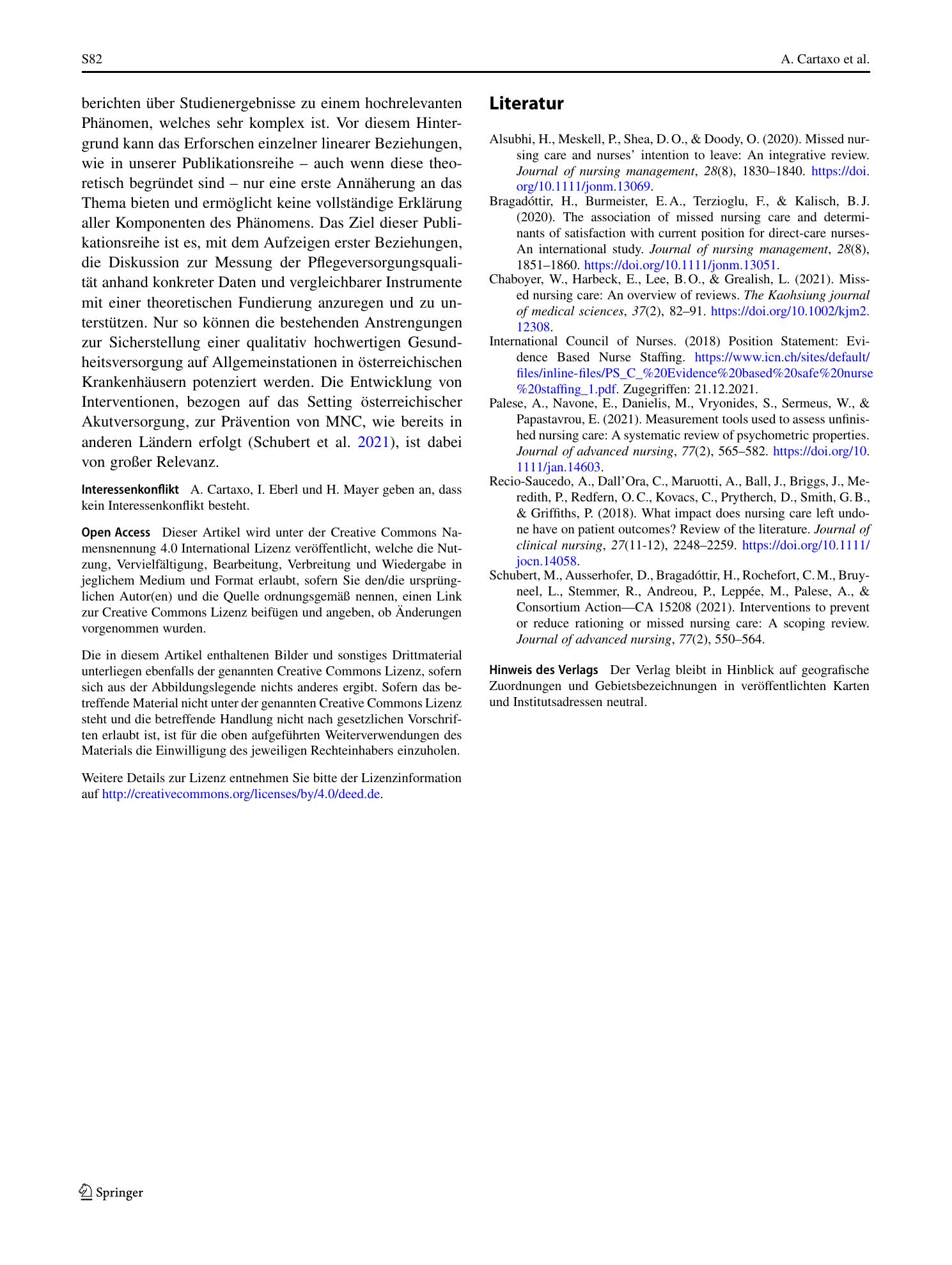 Vorschauseite 4: Die MISSCARE-Austria-Studie