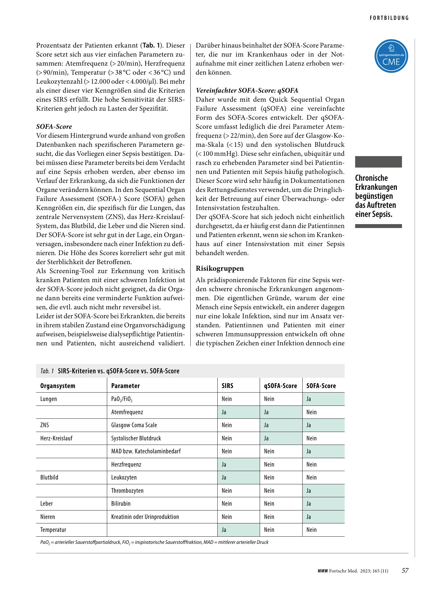 Vorschauseite 2: Früherkennung der Sepsis im häuslichen Umfeld