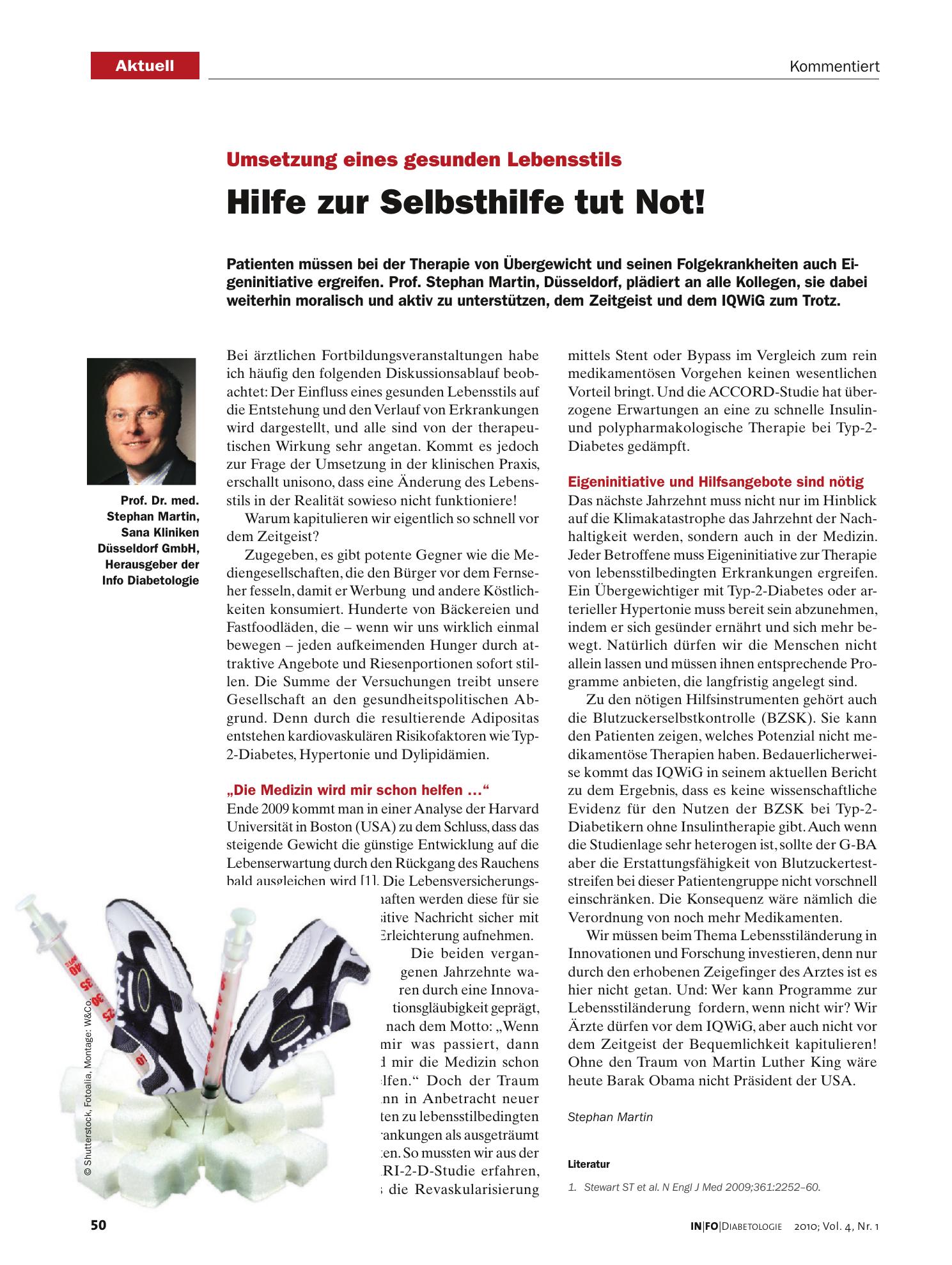 Vorschauseite 1: Hilfe zur Selbsthilfe tut Not!
