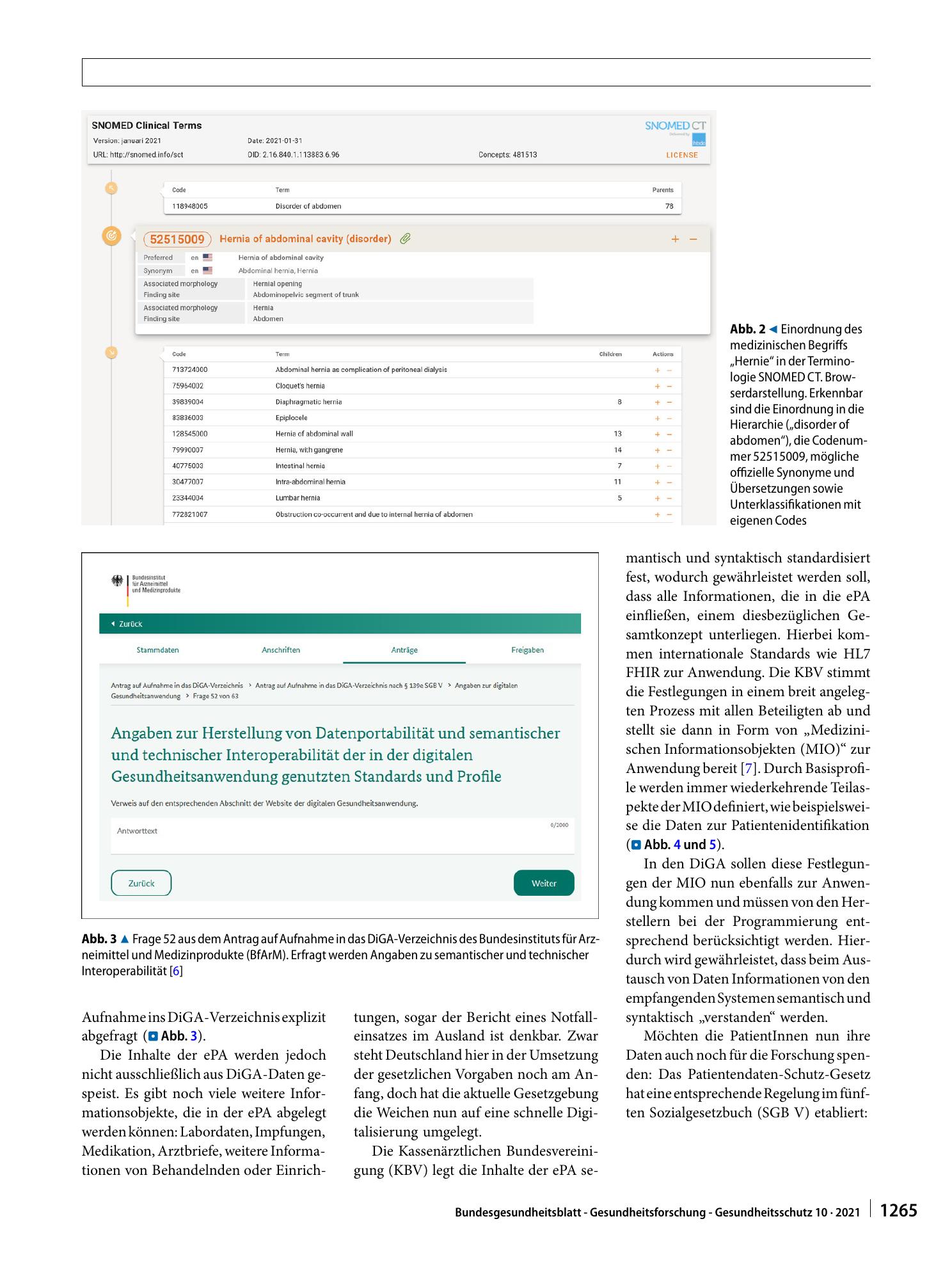 Vorschauseite 4: Interoperabilität im Gesundheitswesen: auch für digitale Gesundheitsanwendungen (DiGA) verordnet