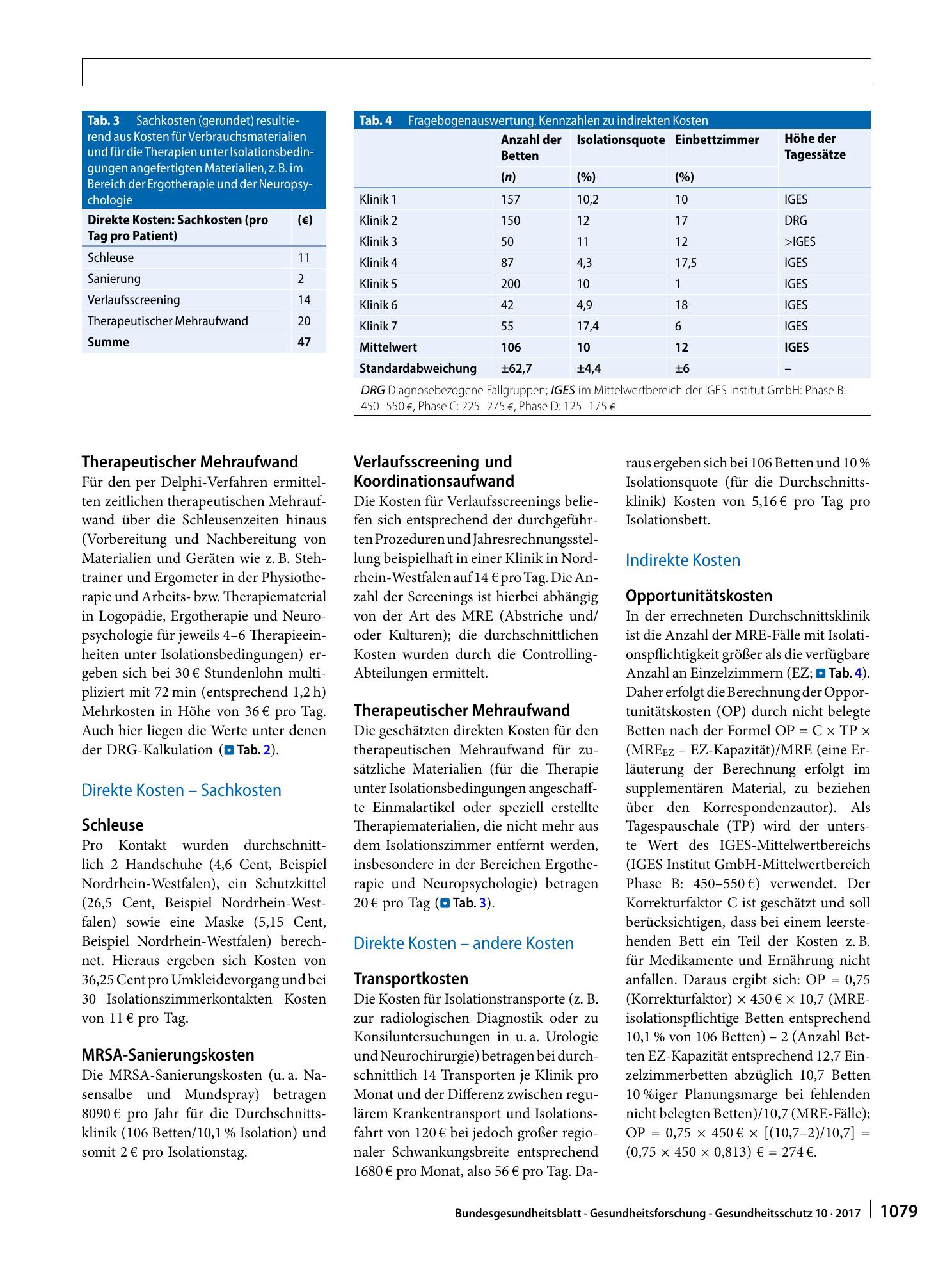 Vorschauseite 5: Mehrkosten durch multiresistente Erreger in der Neurorehabilitation