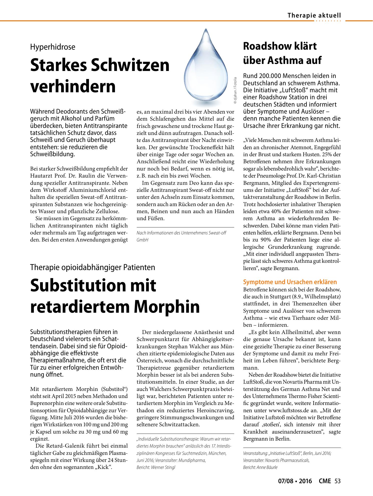 Vorschauseite 1: Roadshow klärt über Asthma auf