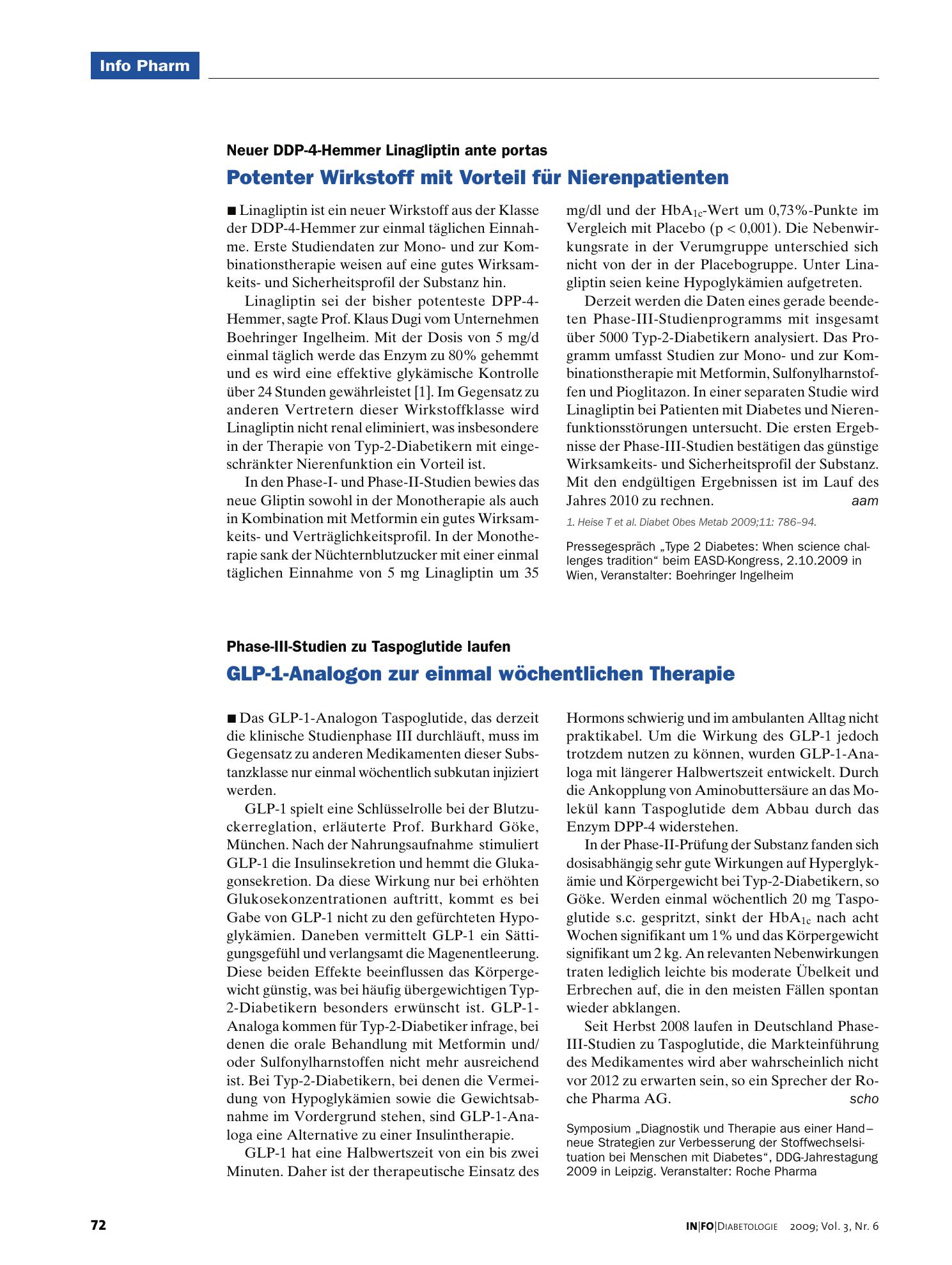 Vorschauseite 1: Potenter Wirkstoff mit Vorteil für Nierenpatienten