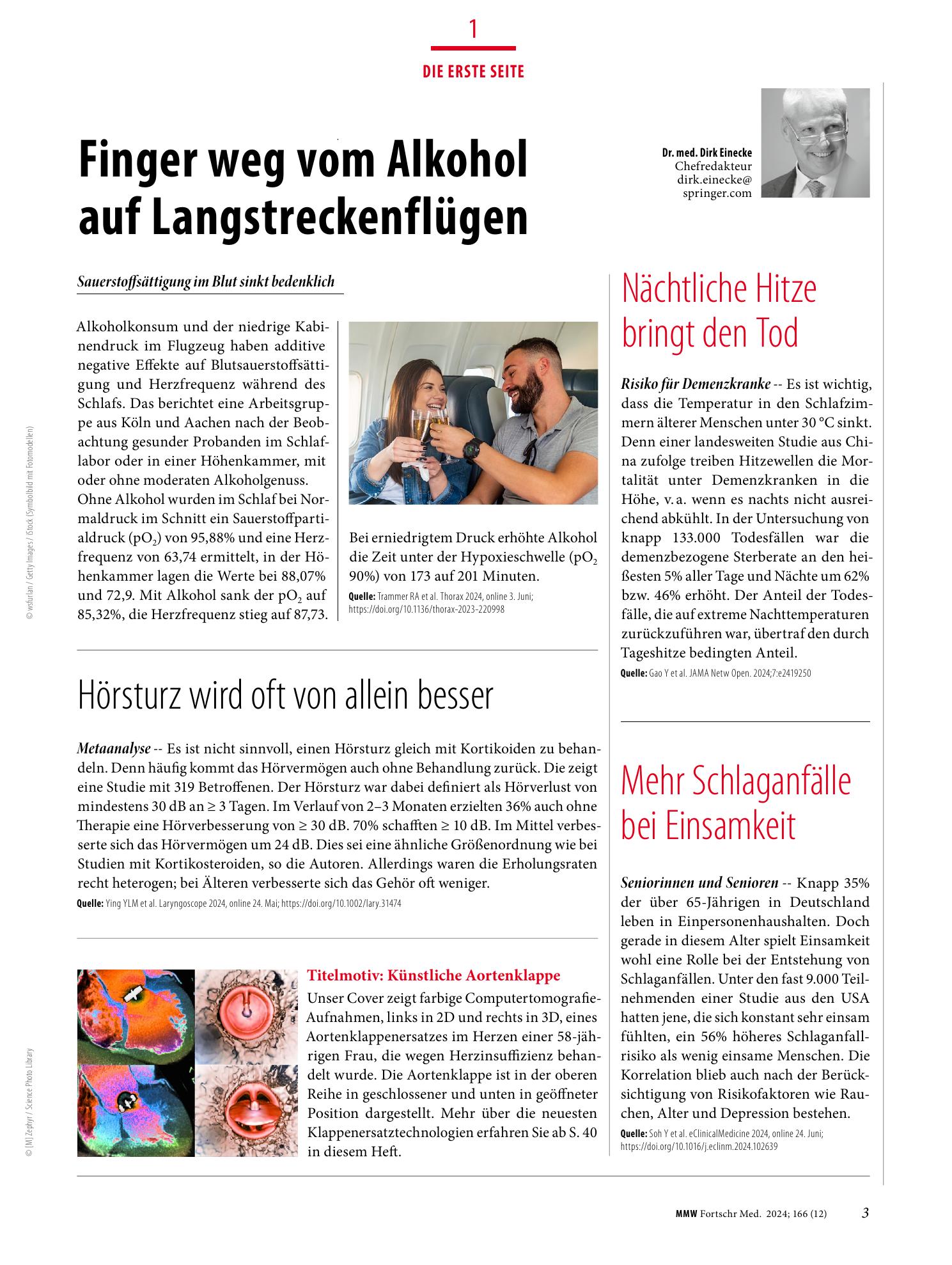 Vorschauseite 1: Die erste Seite