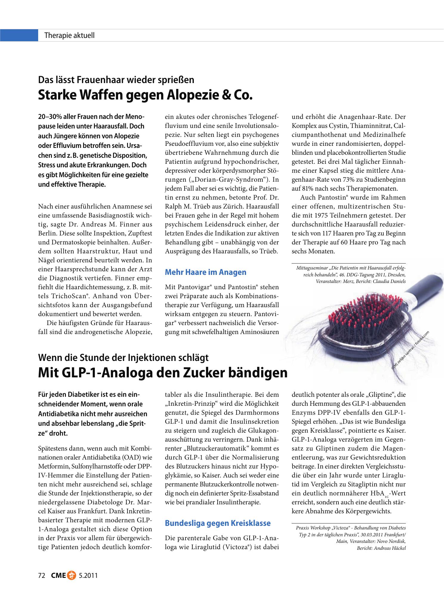Vorschauseite 1: Starke Waffen gegen Alopezie & Co.