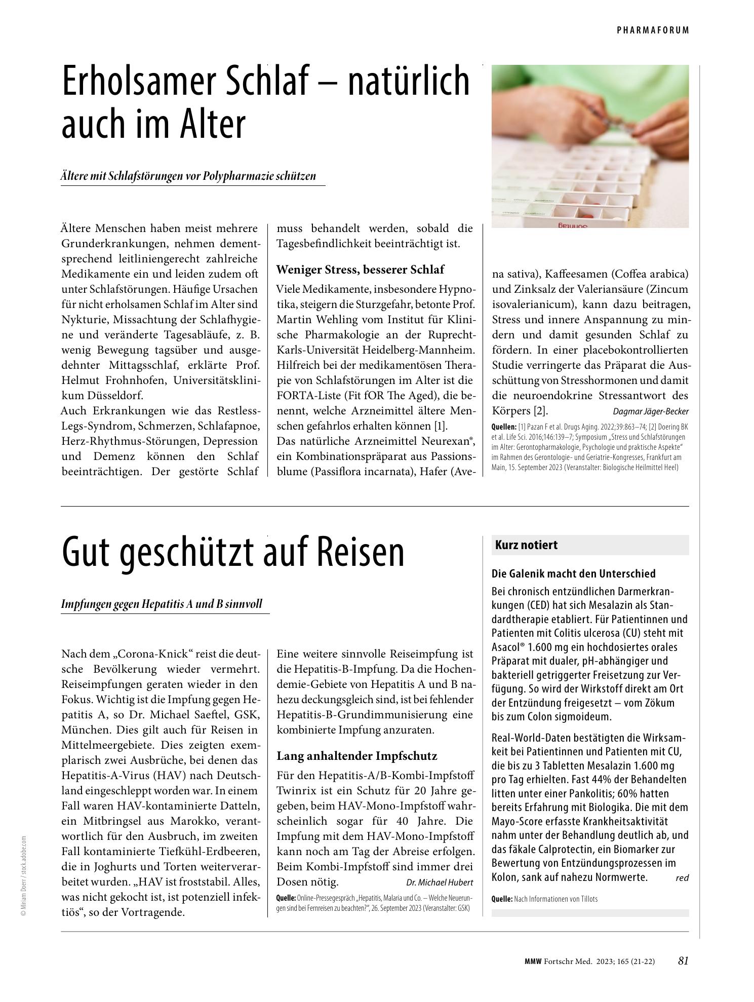 Vorschauseite 1: Gut geschützt auf Reisen