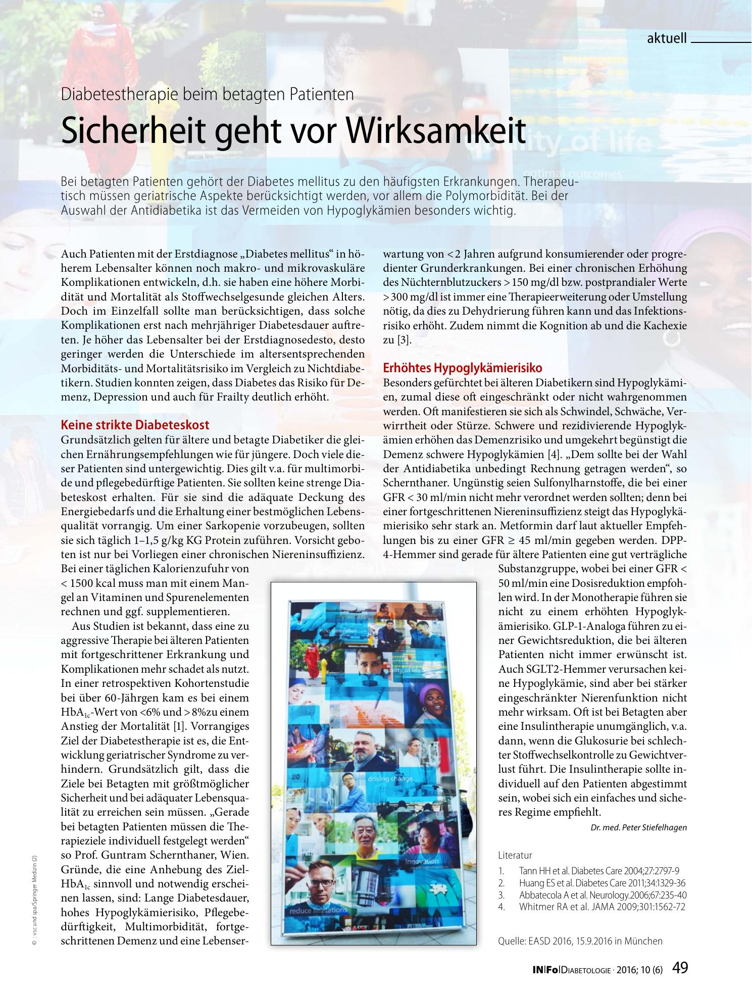Vorschauseite 1: Sicherheit geht vor Wirksamkeit