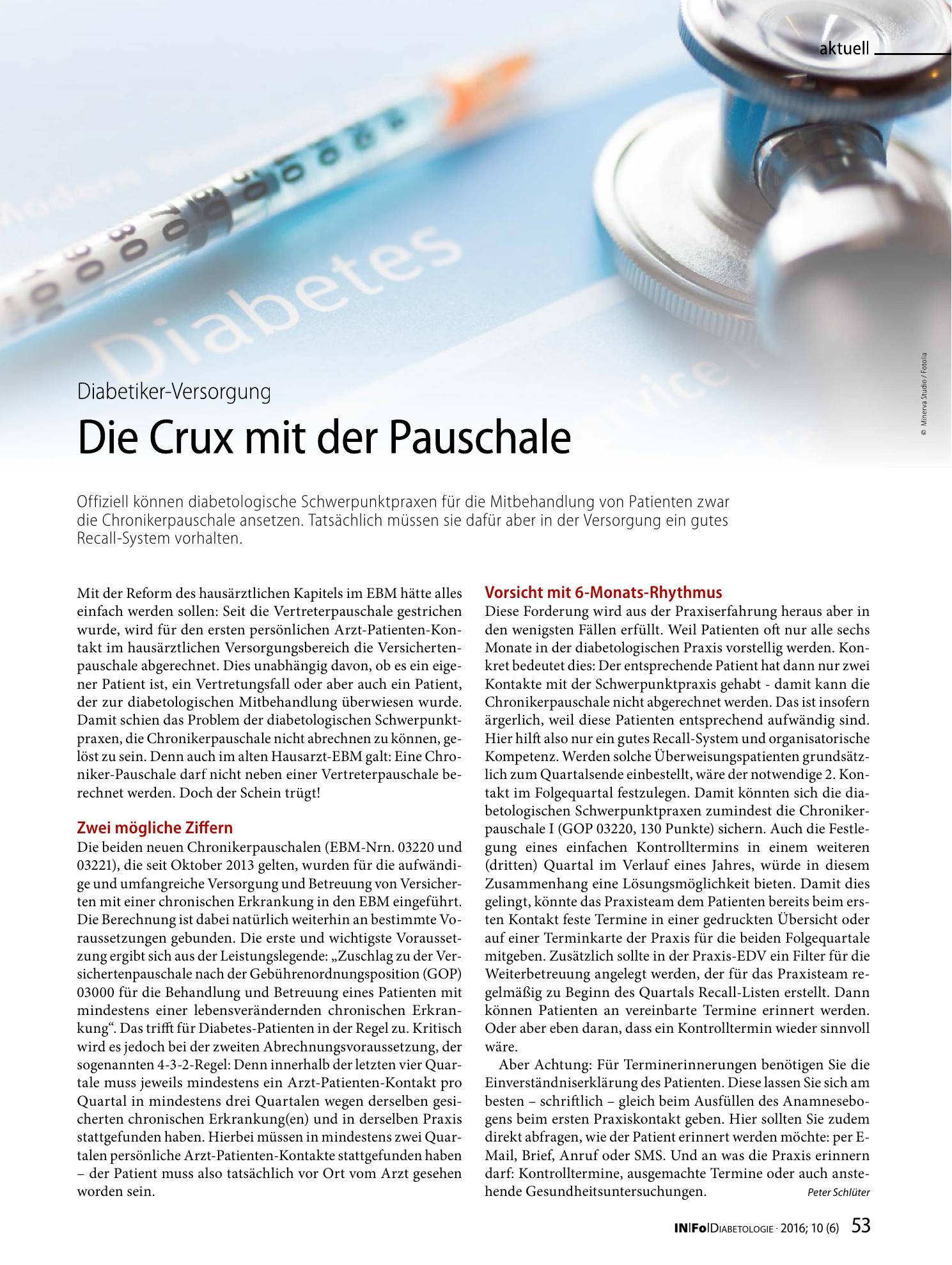 Vorschauseite 1: Die Crux mit der Pauschale
