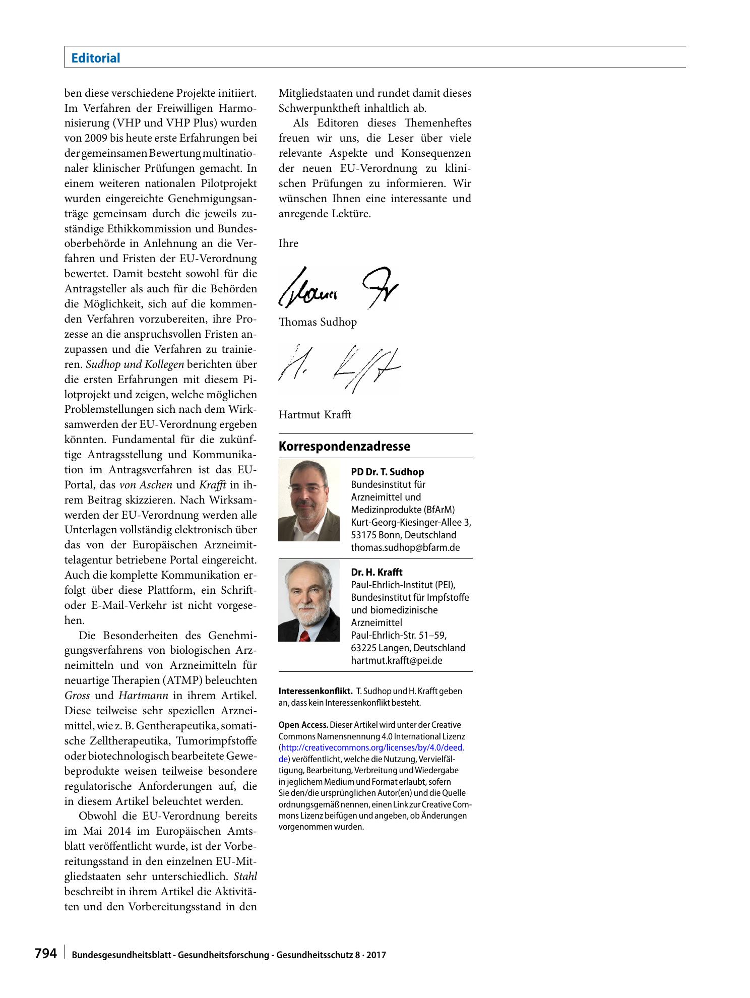 Vorschauseite 2: Klinische Prüfung von Arzneimitteln