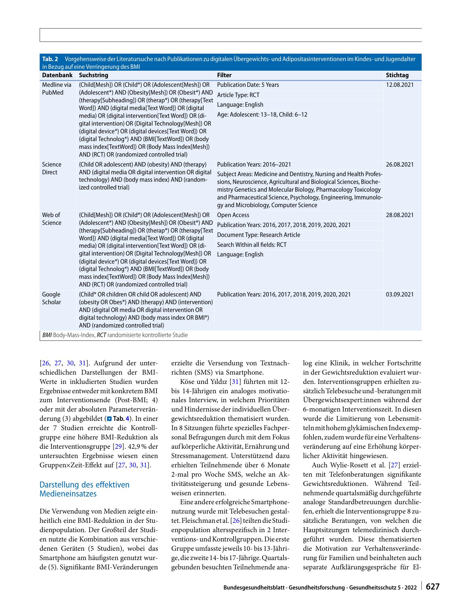 Vorschauseite 4: Strategien und Effekte digitaler Interventionen bei der Übergewichts- und Adipositastherapie von Kindern und Jugendlichen – ein systematischer Review