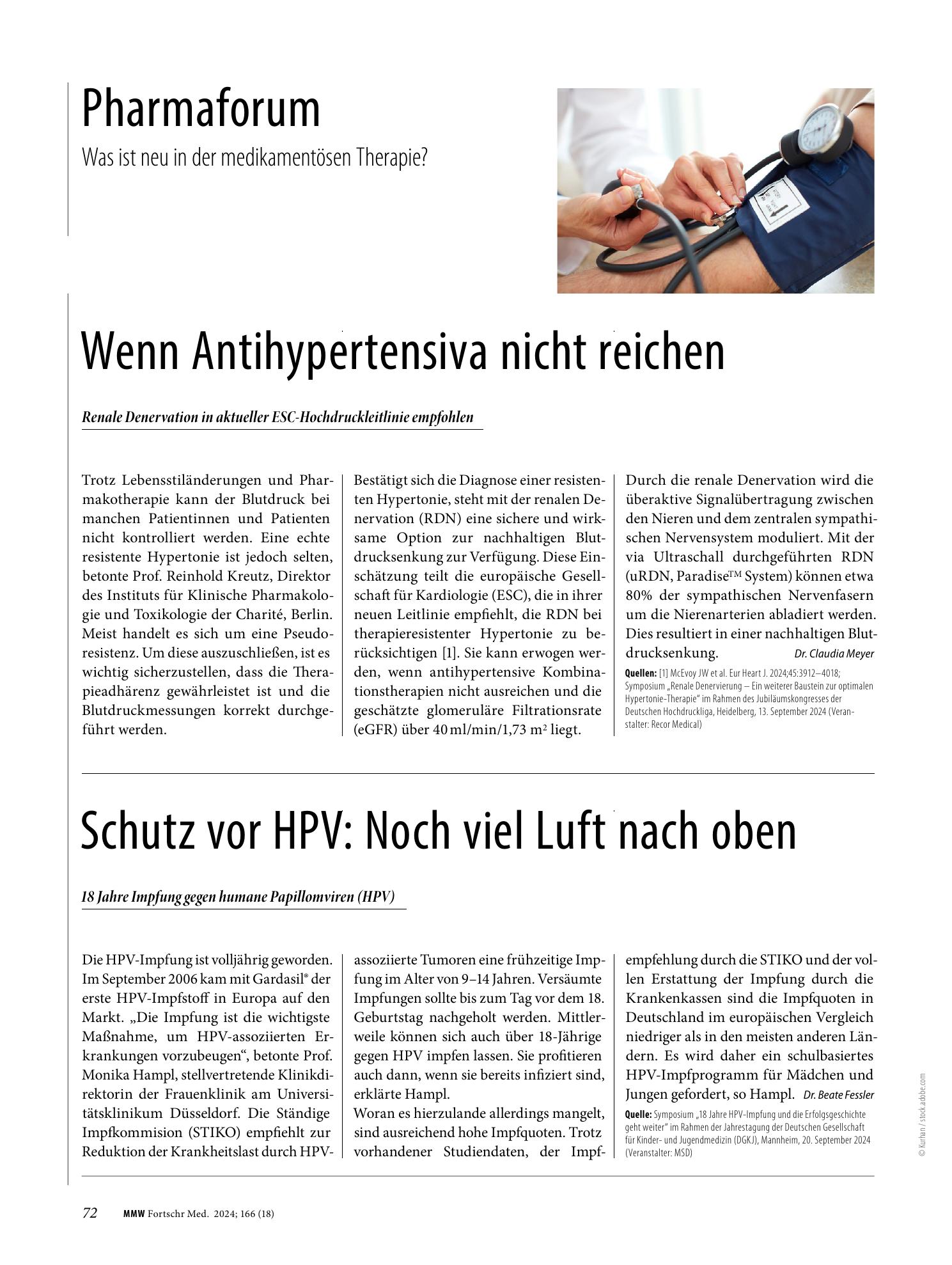 Vorschauseite 1: Wenn Antihypertensiva nicht reichen