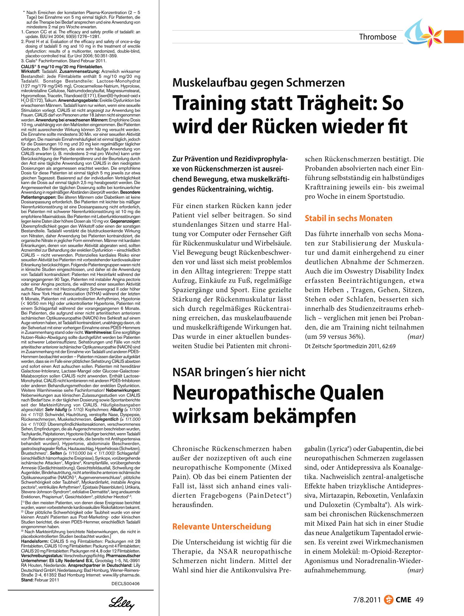 Vorschauseite 1: Neuropathische Qualen wirksam bekämpfen