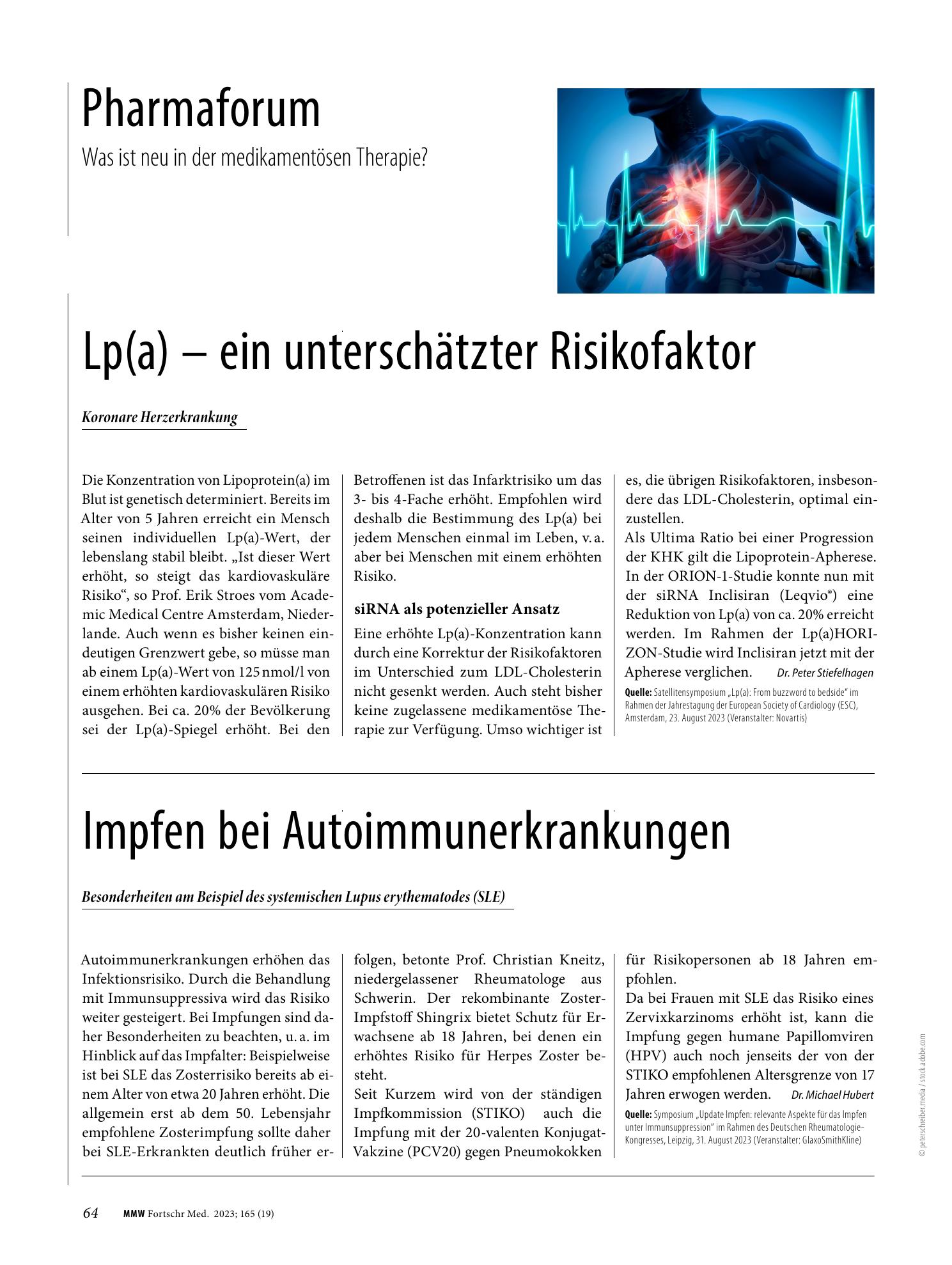 Vorschauseite 1: Impfen bei Autoimmunerkrankungen