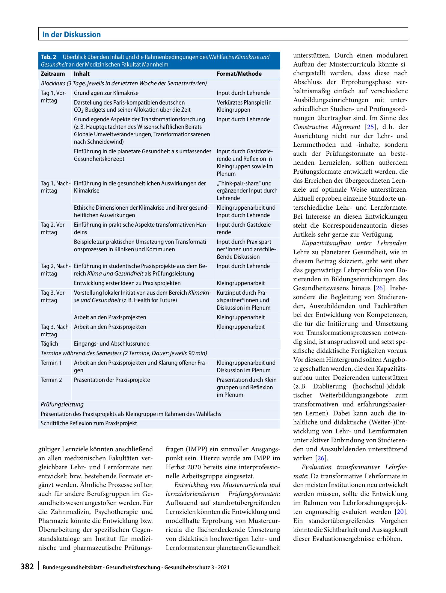 Vorschauseite 5: Planetare Gesundheit – transformative Lehr- und Lernformate zur Klima- und Nachhaltigkeitskrise für Gesundheitsberufe