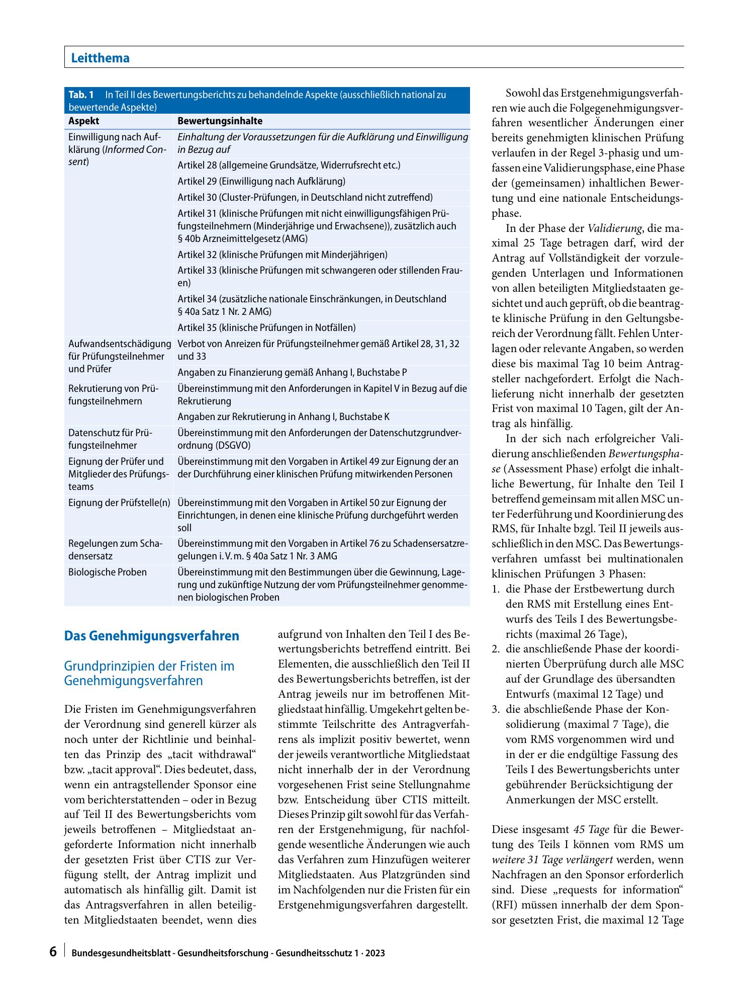 Vorschauseite 4: Grundzüge des neuen Genehmigungsverfahrens für klinische Arzneimittelprüfungen im Rahmen der Verordnung (EU) Nr. 536/2014 und der Zusammenarbeit zwischen den Mitgliedstaaten