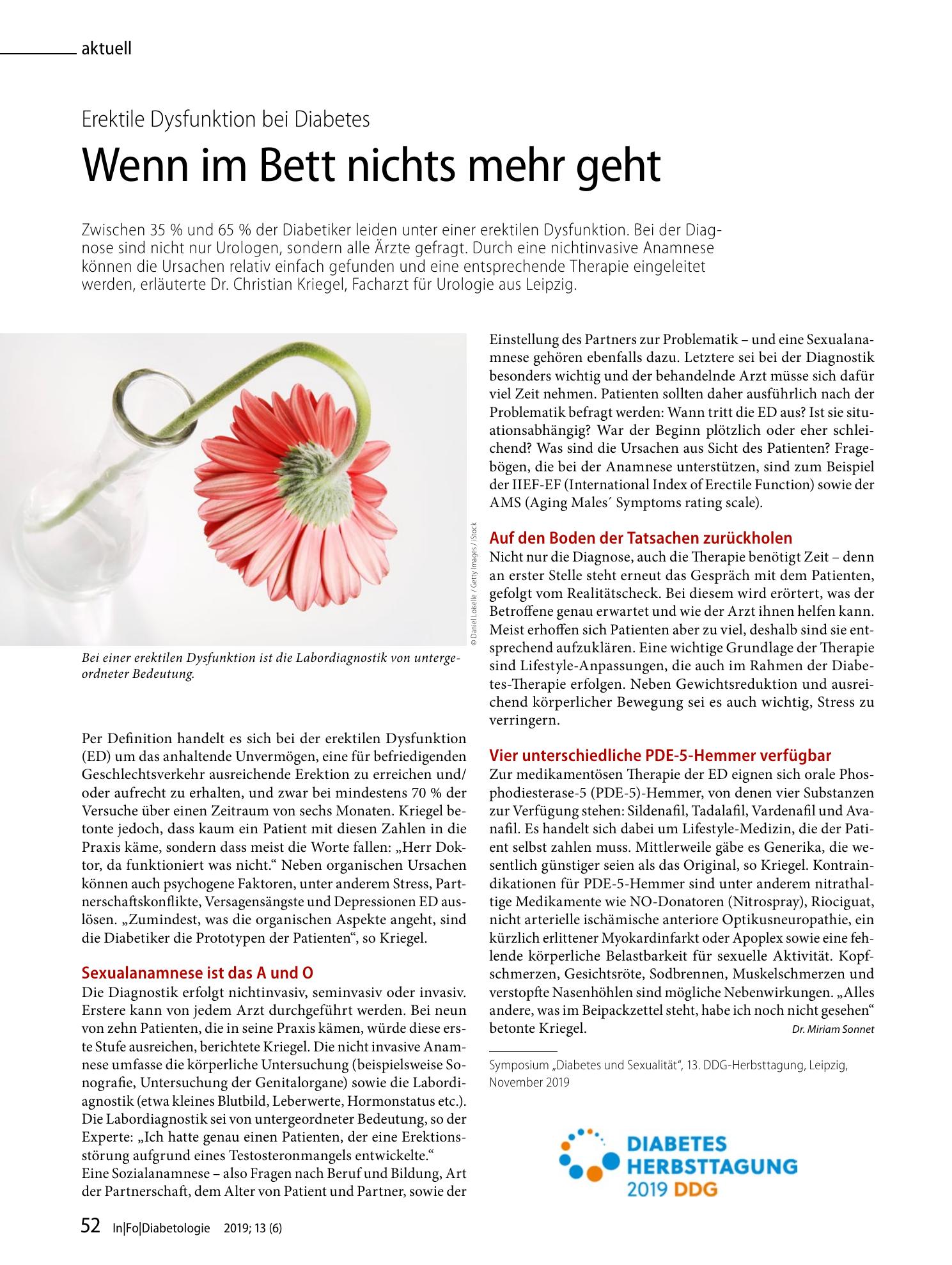 Vorschauseite 1: Wenn im Bett nichts mehr geht