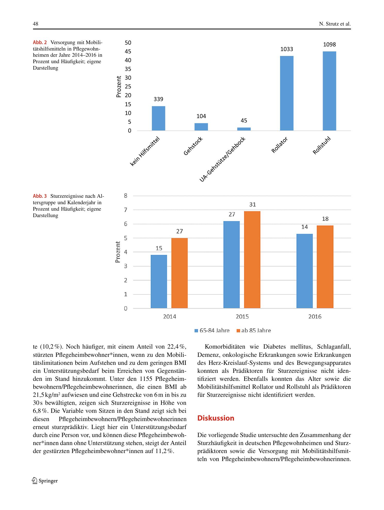 Vorschauseite 5: Prädiktoren von Sturzereignissen in Pflegewohnheimen: eine Querschnittsstudie in Deutschland
