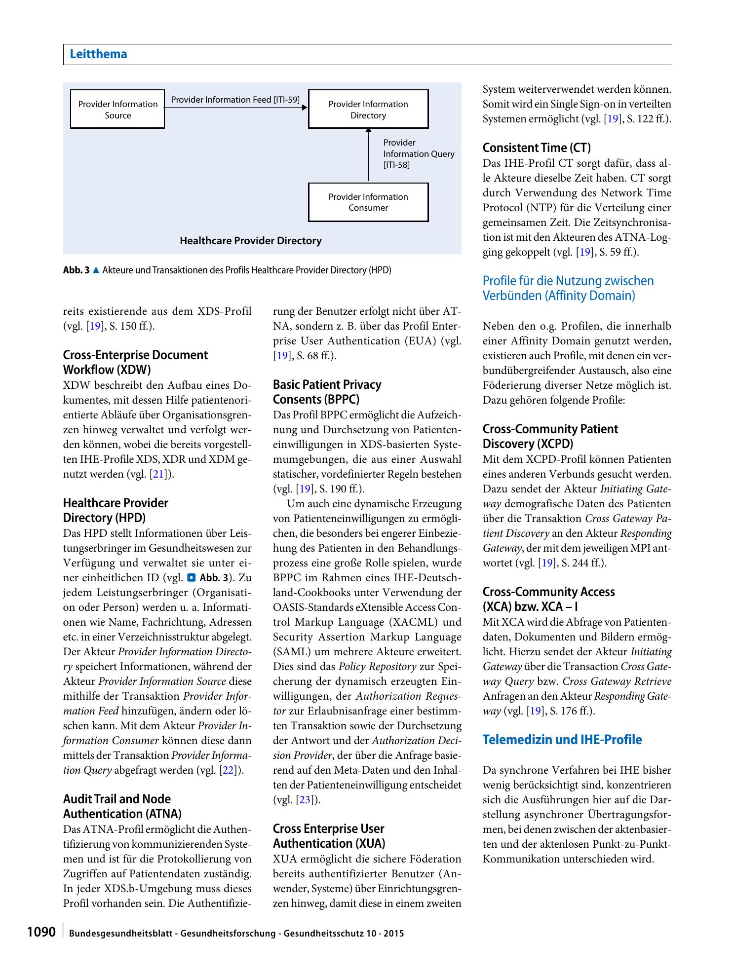 Vorschauseite 5: Die Rolle von Integrating the Healtcare Enterprise (IHE) in der Telemedizin