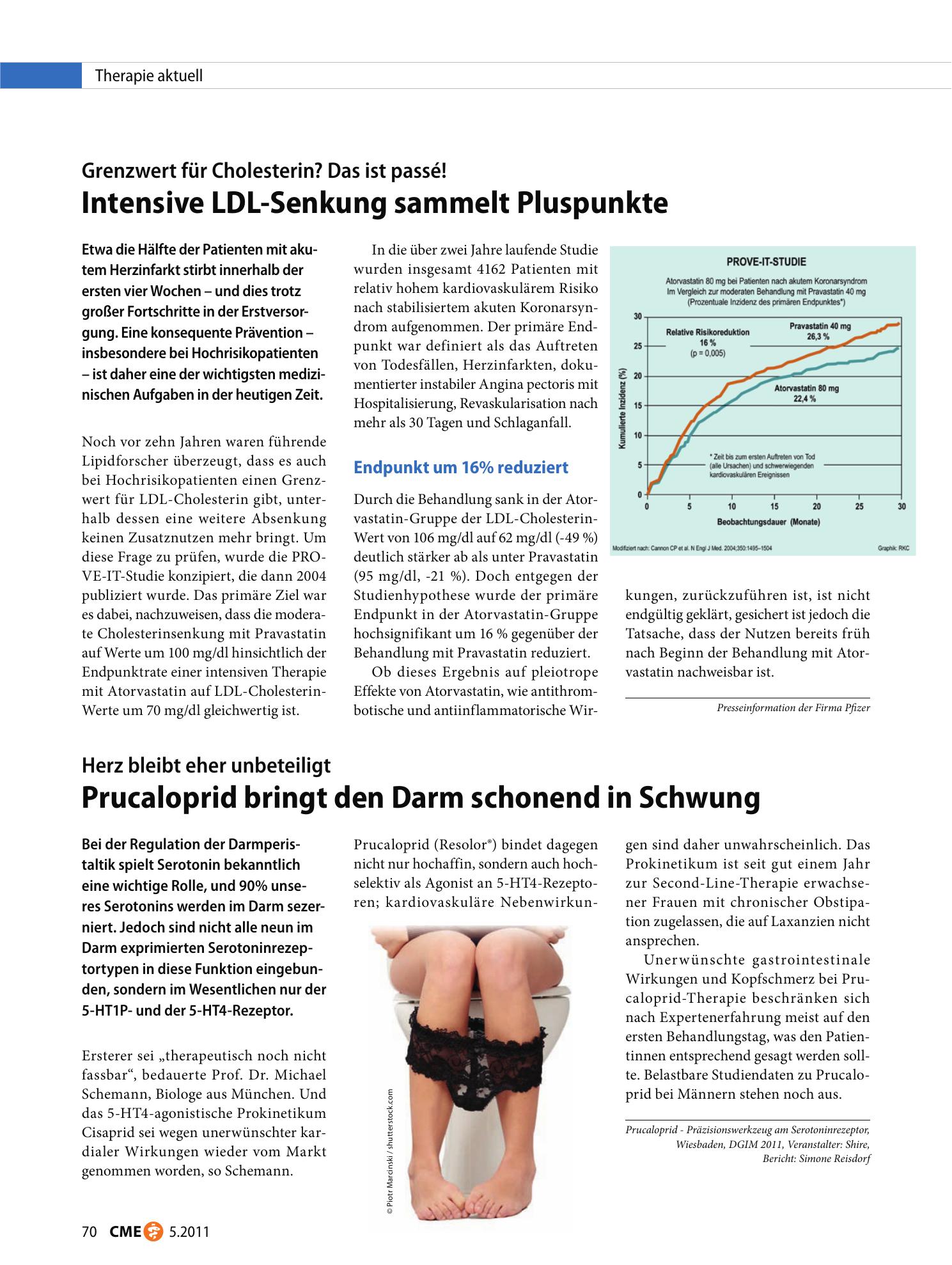 Vorschauseite 1: Intensive LDL-Senkung sammelt Pluspunkte
