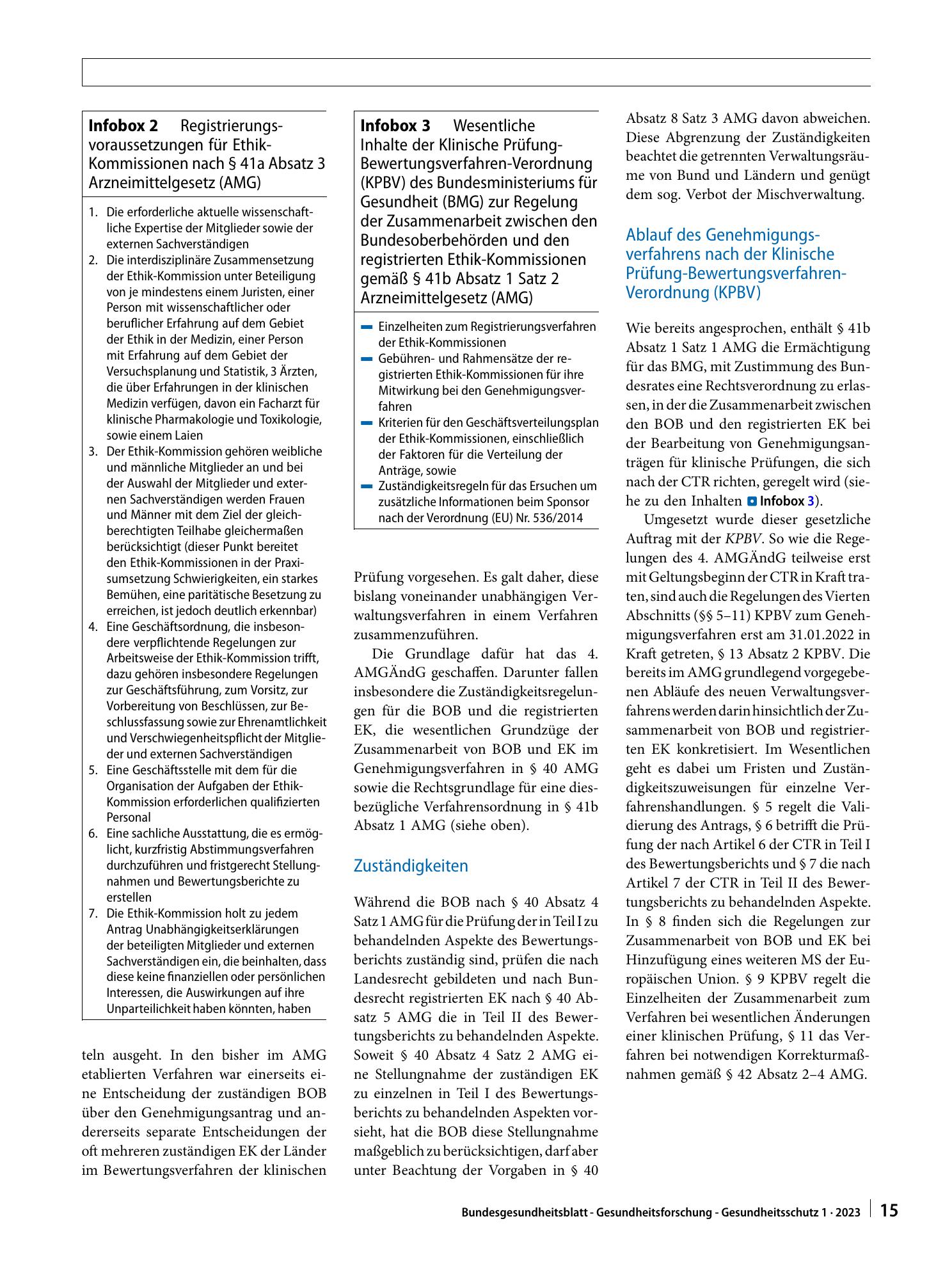 Vorschauseite 4: Die nationale Begleitgesetzgebung zum Genehmigungsverfahren klinischer Prüfungen mit Humanarzneimitteln im Rahmen der Verordnung (EU) Nr. 536/2014