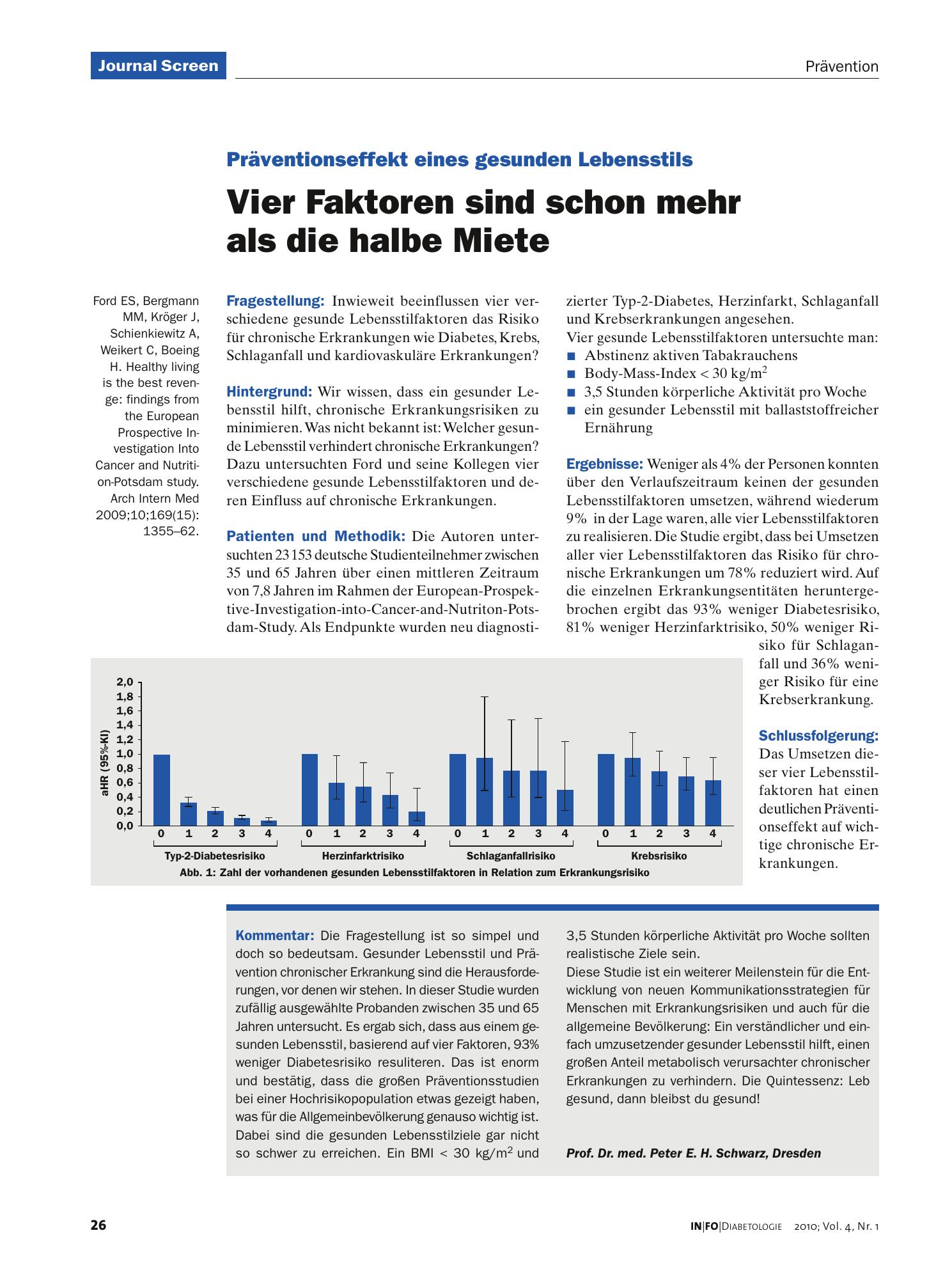 Vorschauseite 1: Vier Faktoren sind schon mehr als die halbe Miete