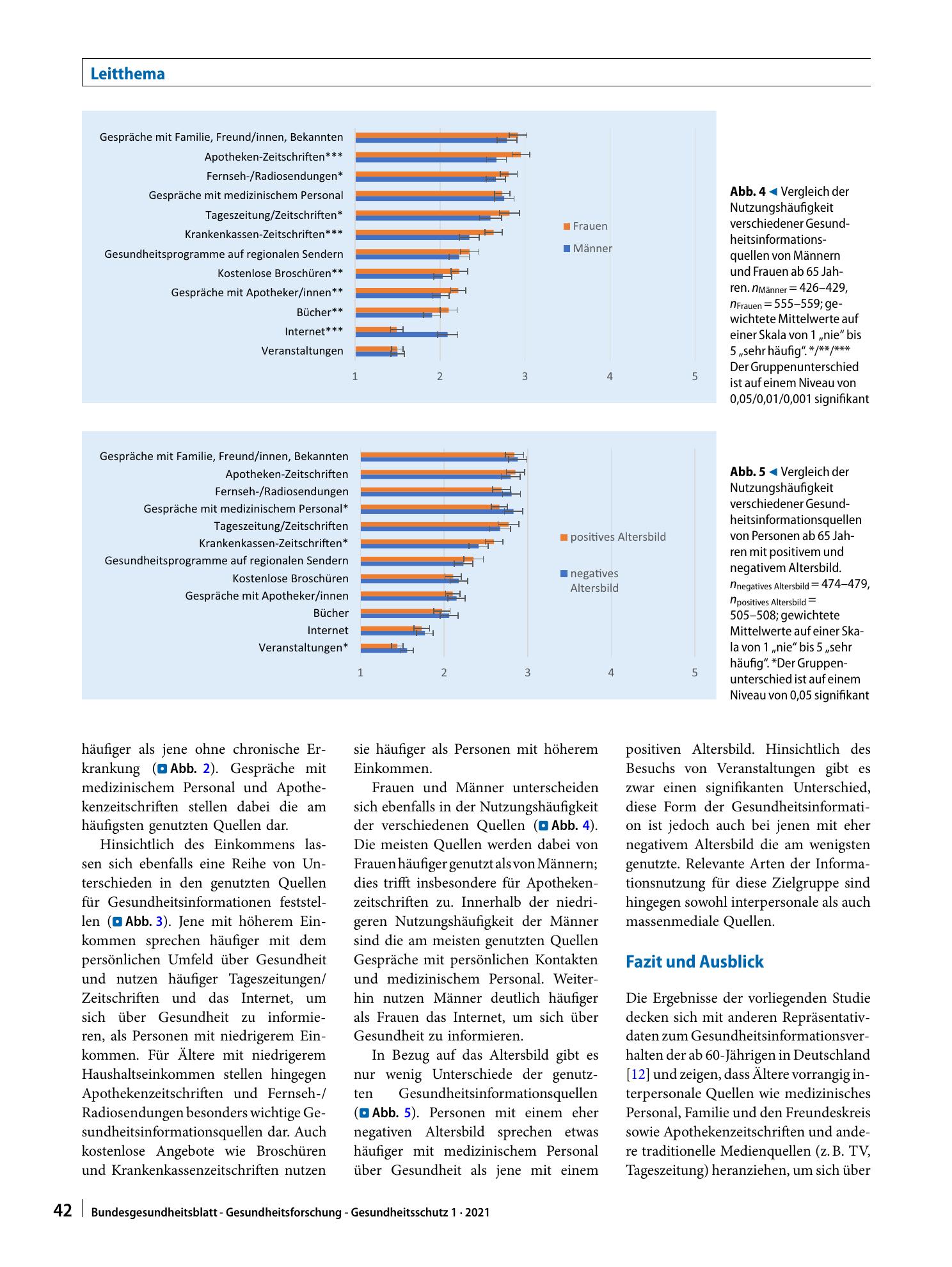 Vorschauseite 6: Gesundheitsinformationsverhalten 65+: Erreichbarkeit älterer Zielgruppen