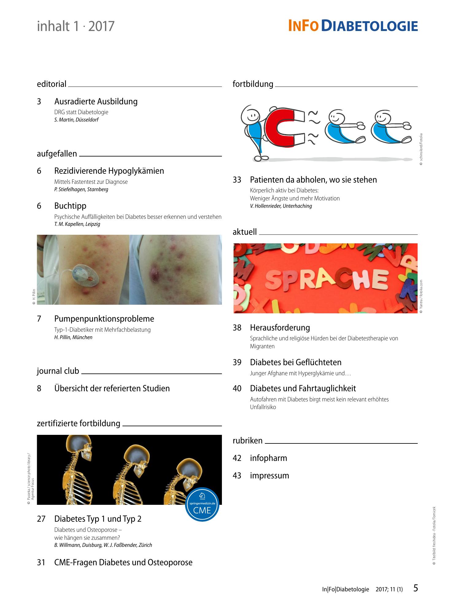 Vorschauseite 1: Inhaltsverzeichnis