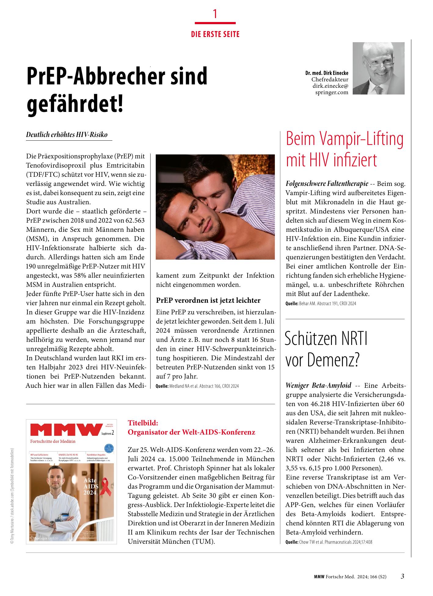 Vorschauseite 1: Die erste Seite