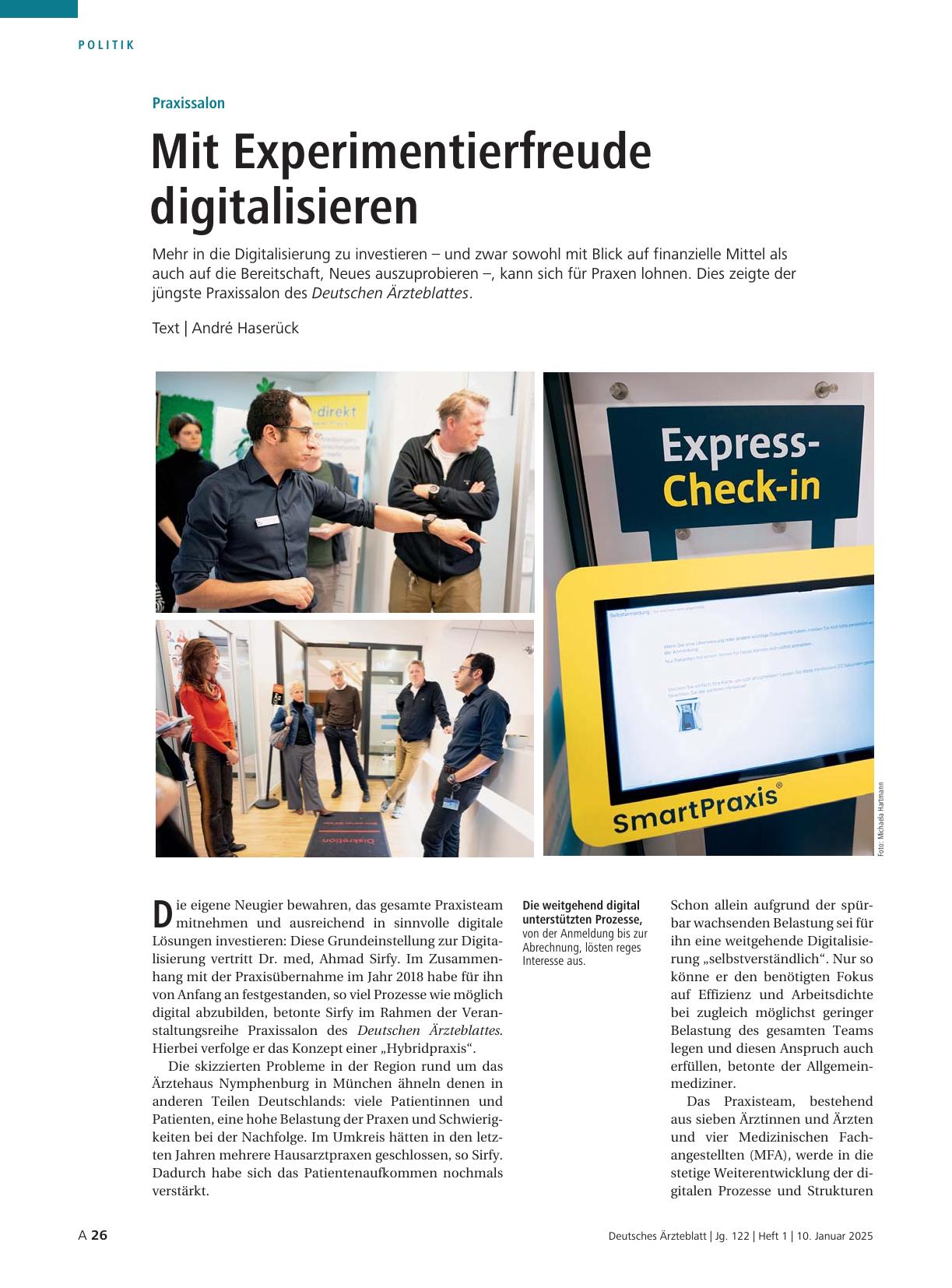 Vorschauseite 1: Praxissalon: Mit Experimentierfreude digitalisieren