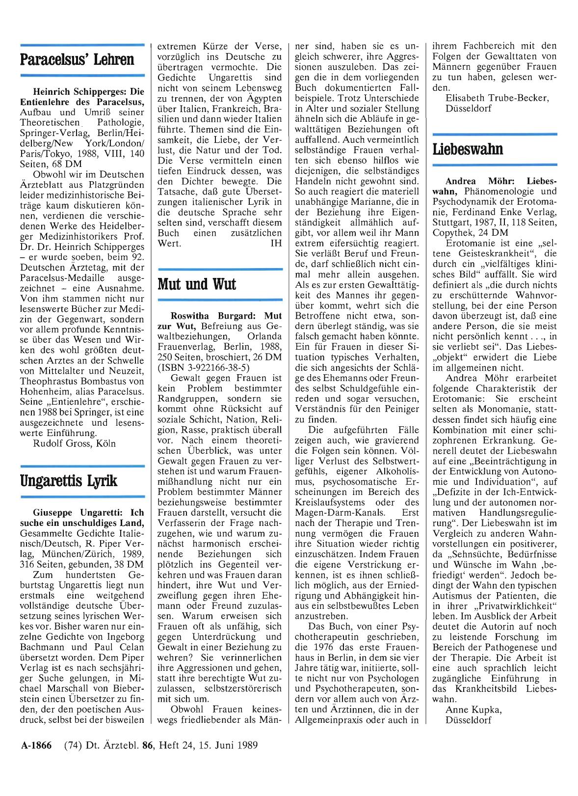 Vorschauseite 1: Liebeswahn