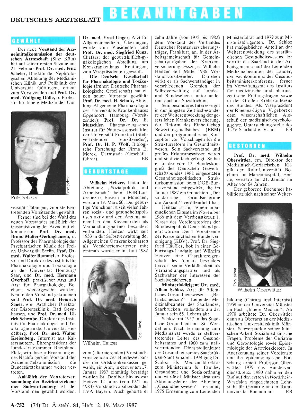 Vorschauseite 1: Gestorben