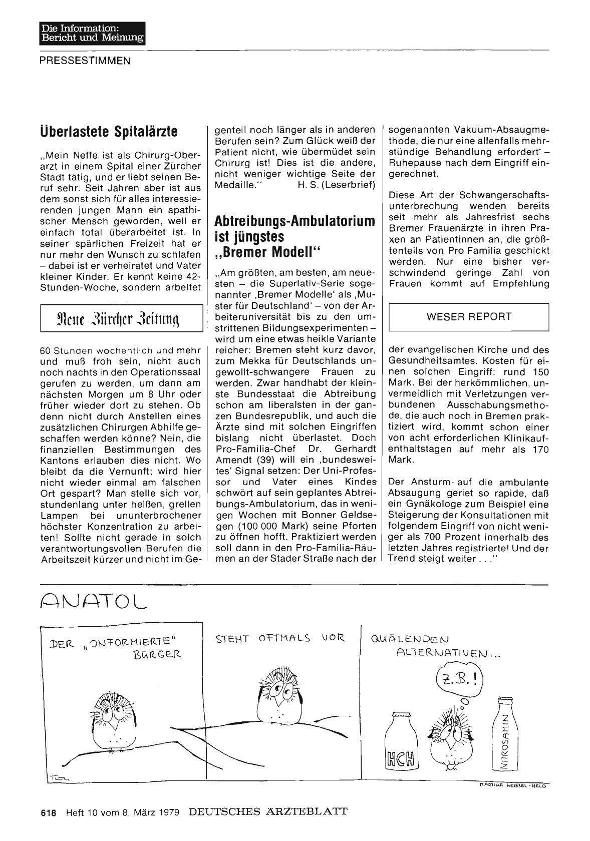 Vorschauseite 1: Überlastete Spitalärzte