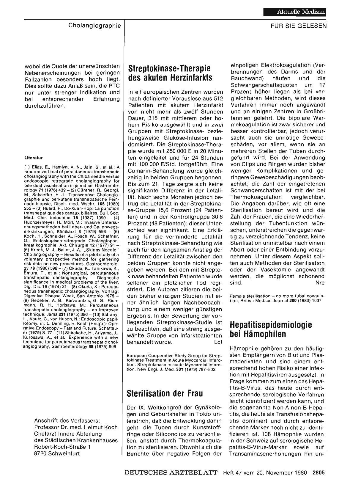 Vorschauseite 1: Sterilisation der Frau
