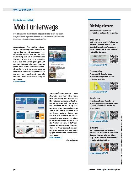 Vorschauseite 1: Meistgelesen