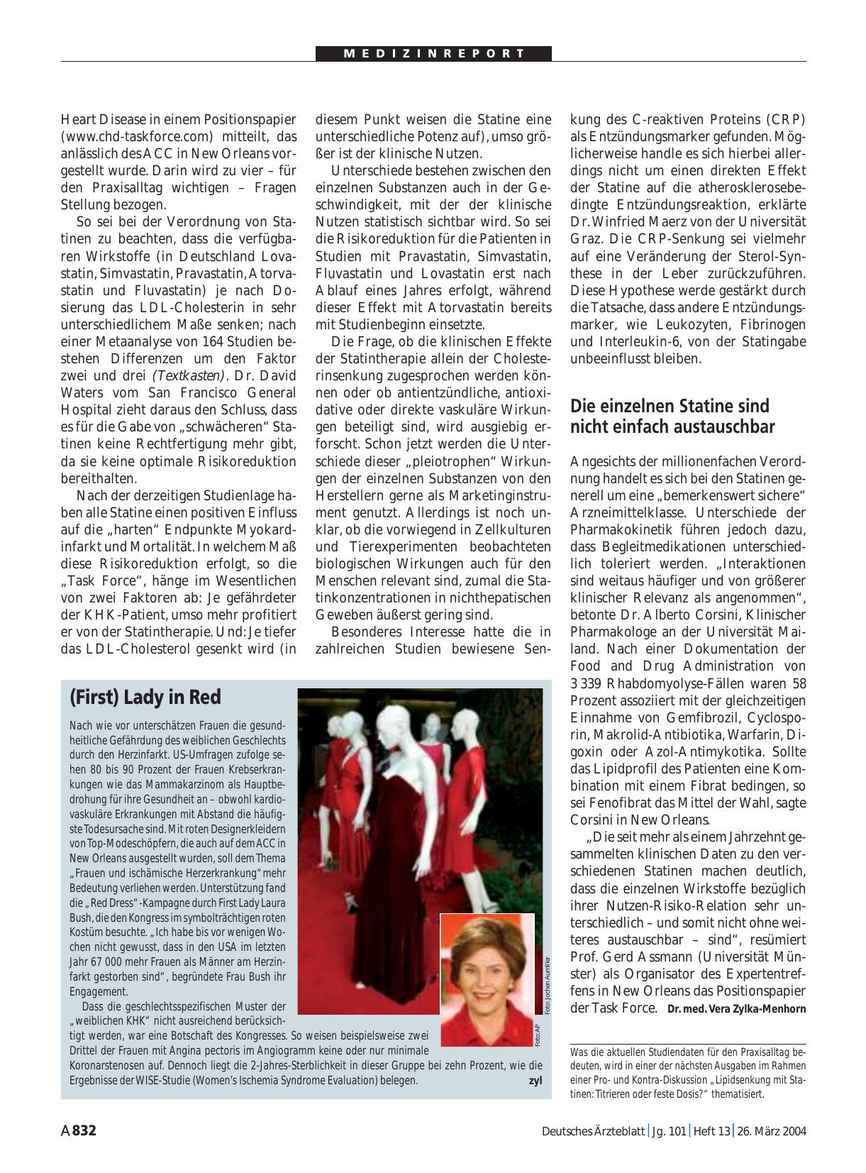 Vorschauseite 1: (First) Lady in Red