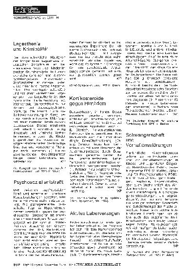 Vorschauseite 1: Kortikosteroide gegen Hirnödem