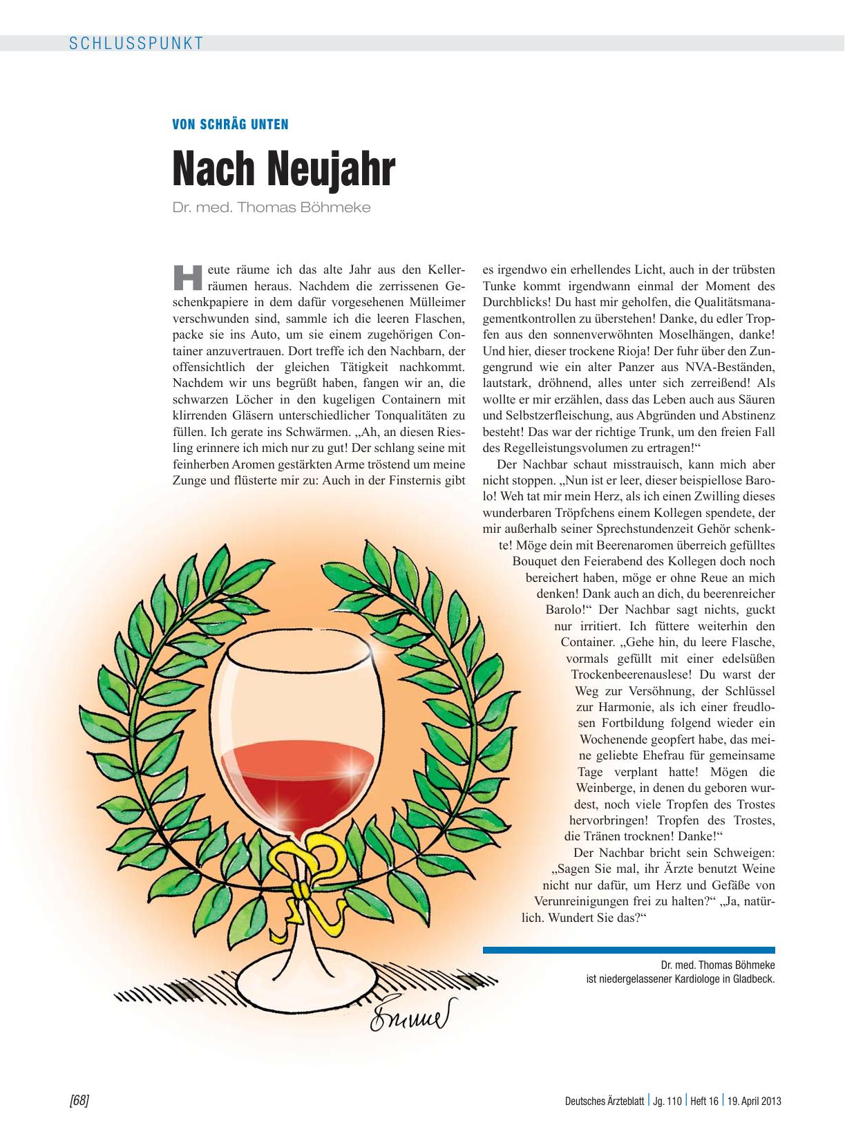 Vorschauseite 1: Von schräg unten: Nach Neujahr