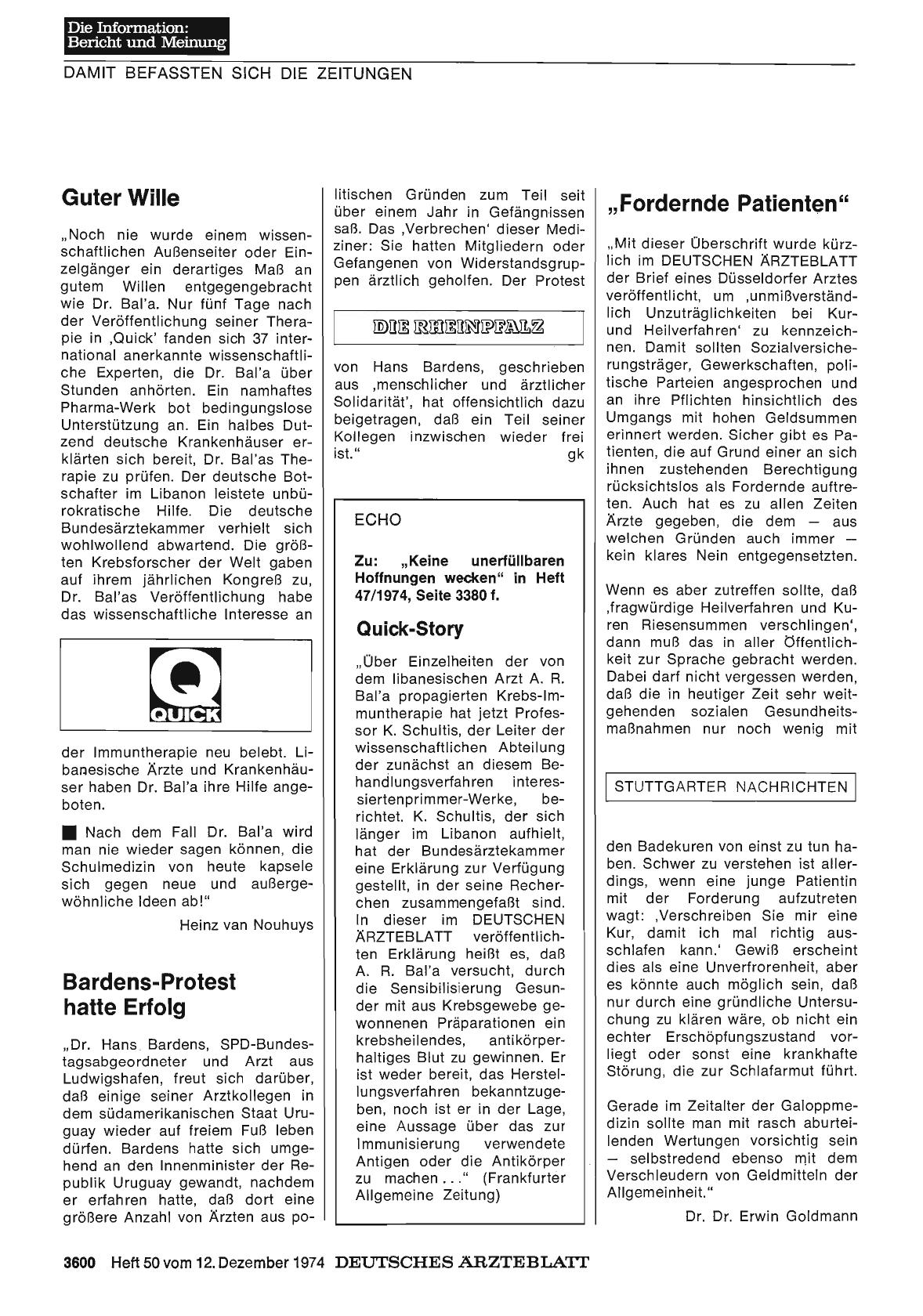 Vorschauseite 1: Guter Wille