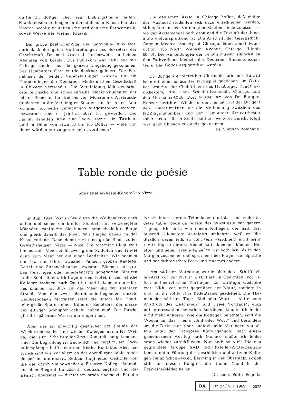 Vorschauseite 1: Table ronde de poésie